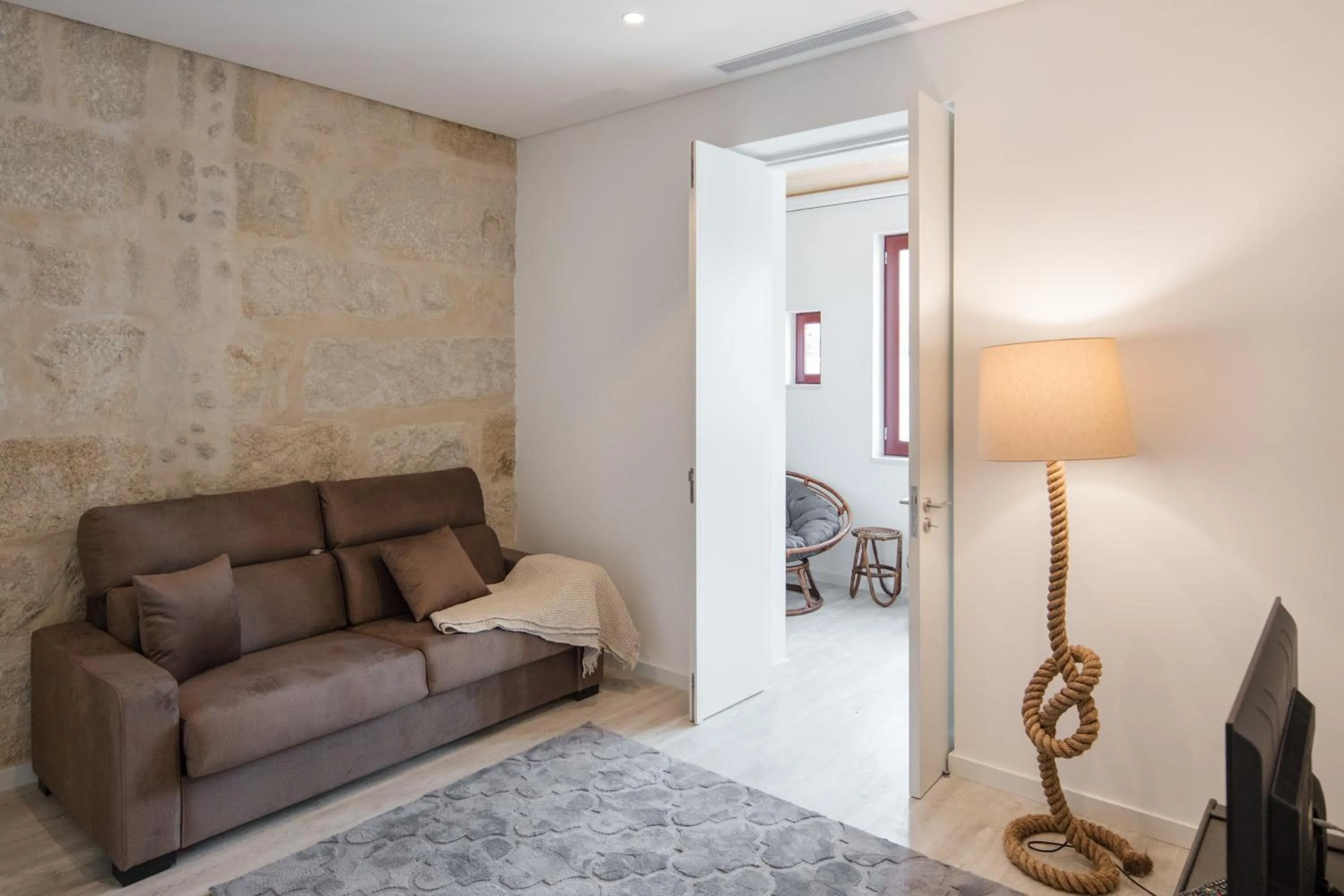 Living room in Porto Deluxe Suites