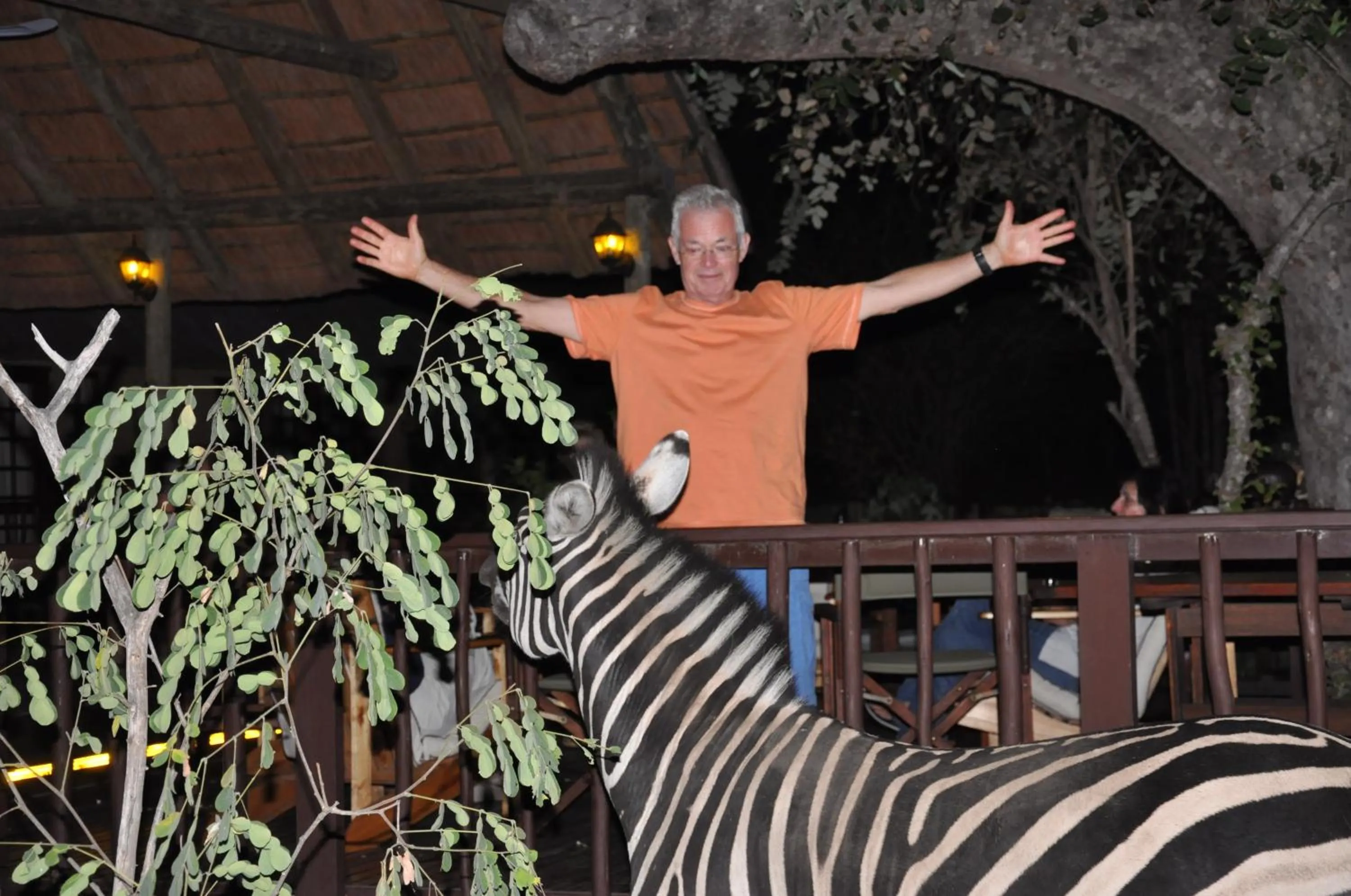 People in Needles Lodge