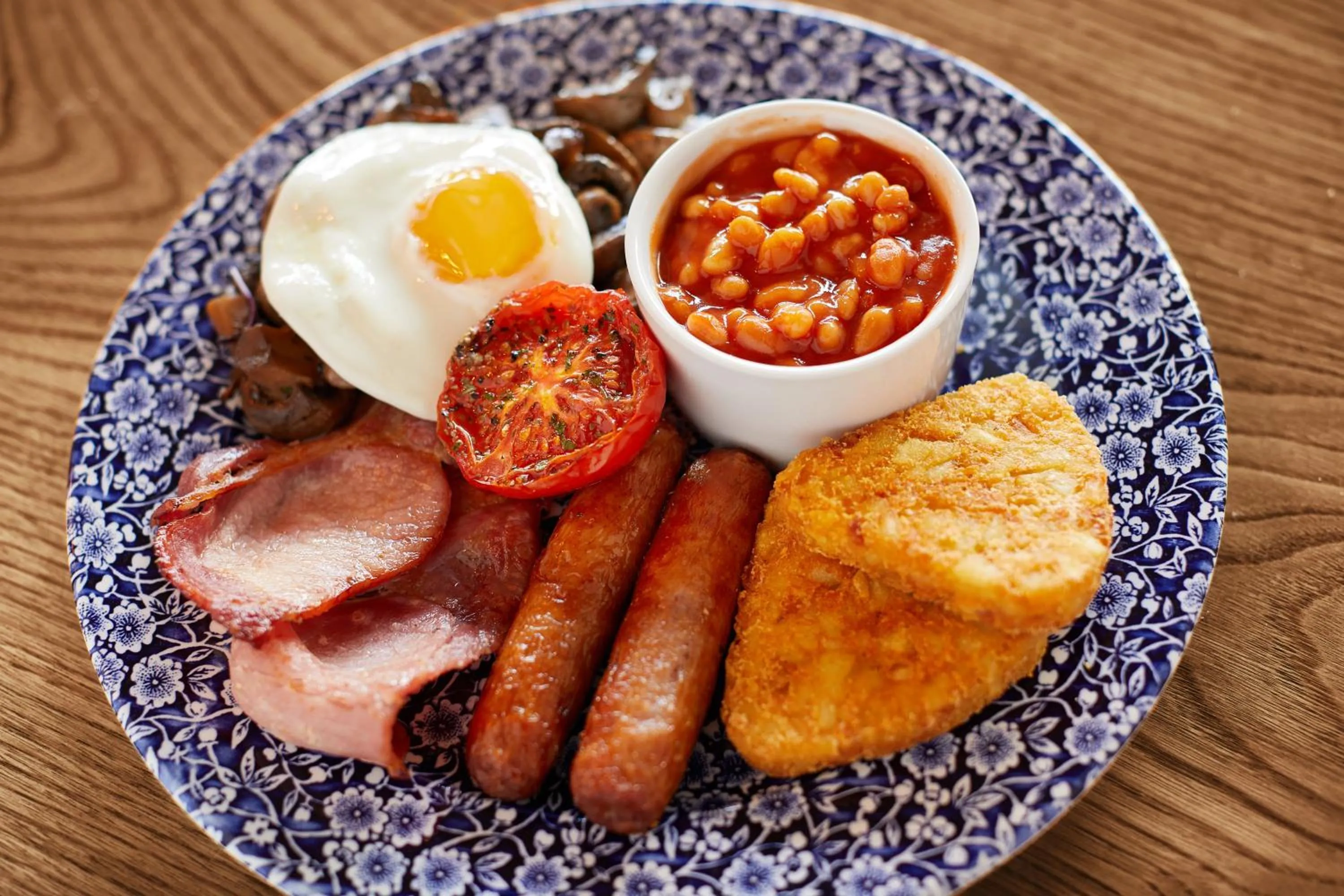 English/Irish breakfast in Arlington Hotel O'Connell Bridge