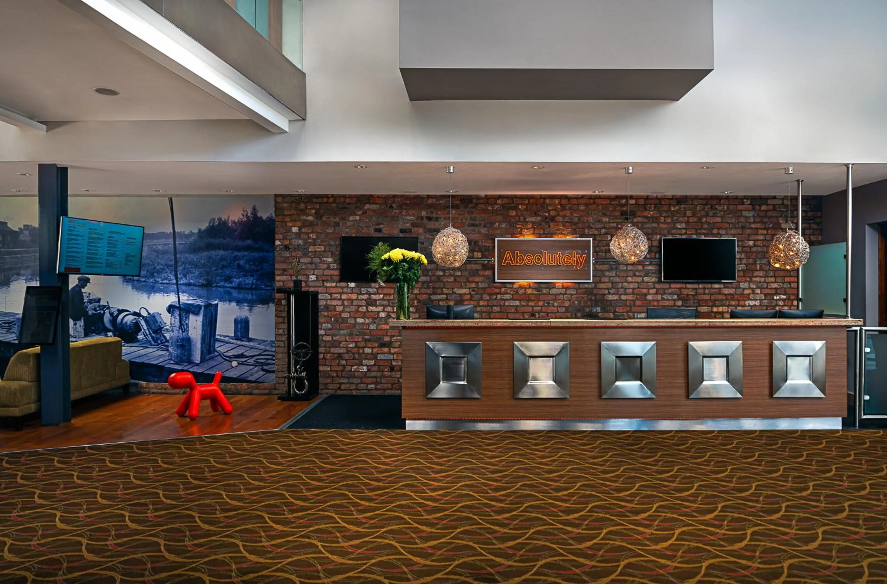 Lobby or reception in Absolute Hotel Limerick