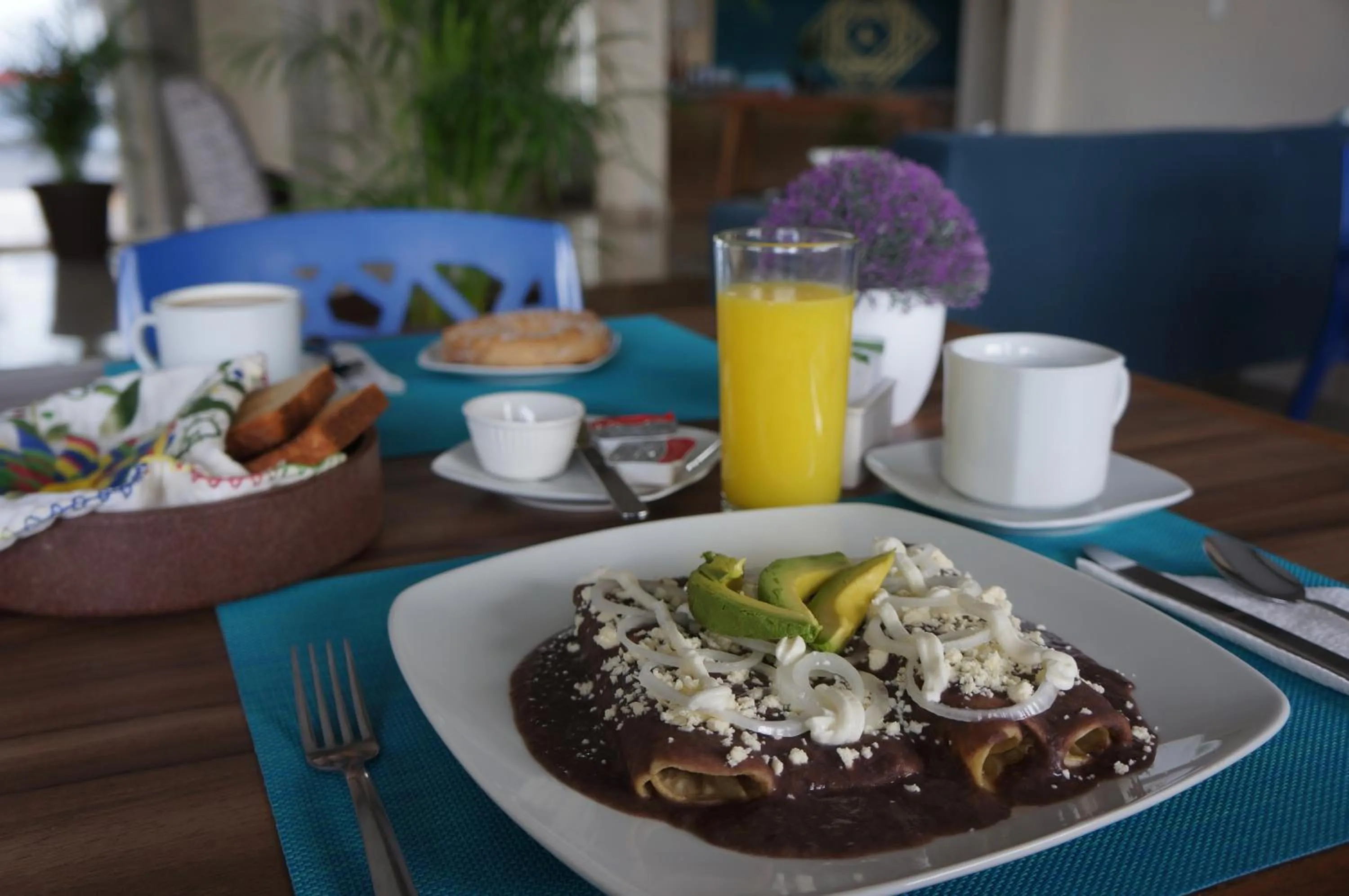 Breakfast in Hotel Mirante Tlaxcala