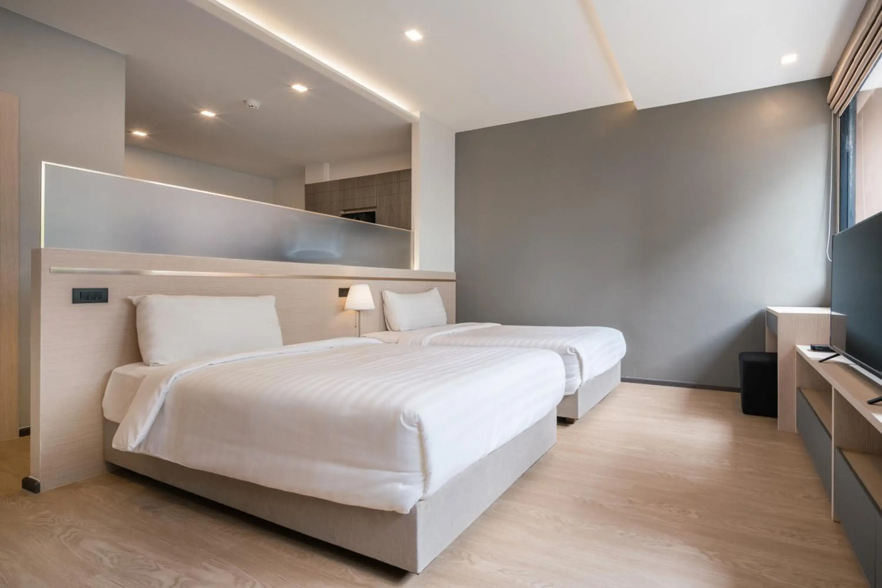 Executive Twin Room in Samyan Serene Hotel Executive Twin Room in Samyan Serene Hotel