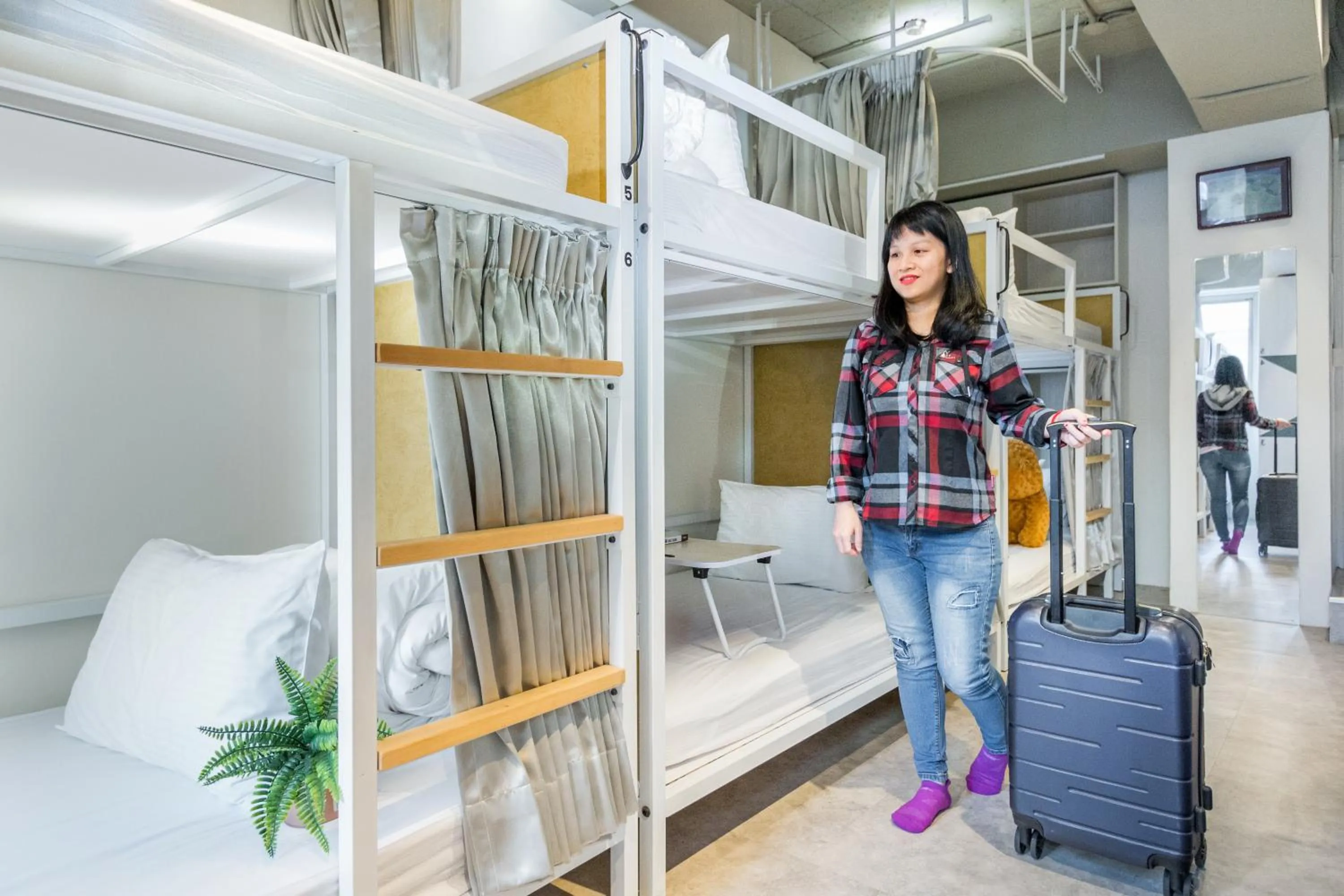 Bed in 109台北旅館-台北109青旅 109 Taipei Hotel - Taipei 109 Hostel