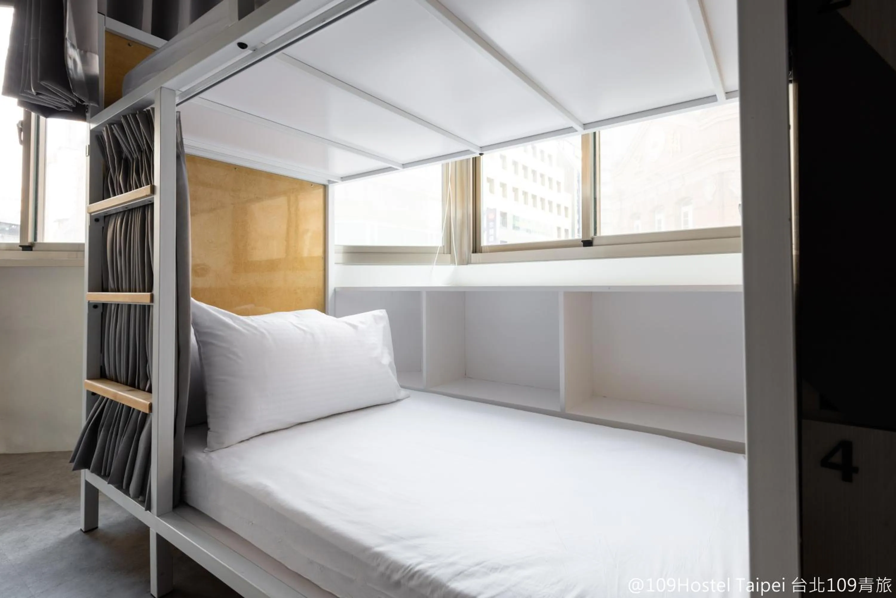 Bed in 109台北旅館-台北109青旅 109 Taipei Hotel - Taipei 109 Hostel