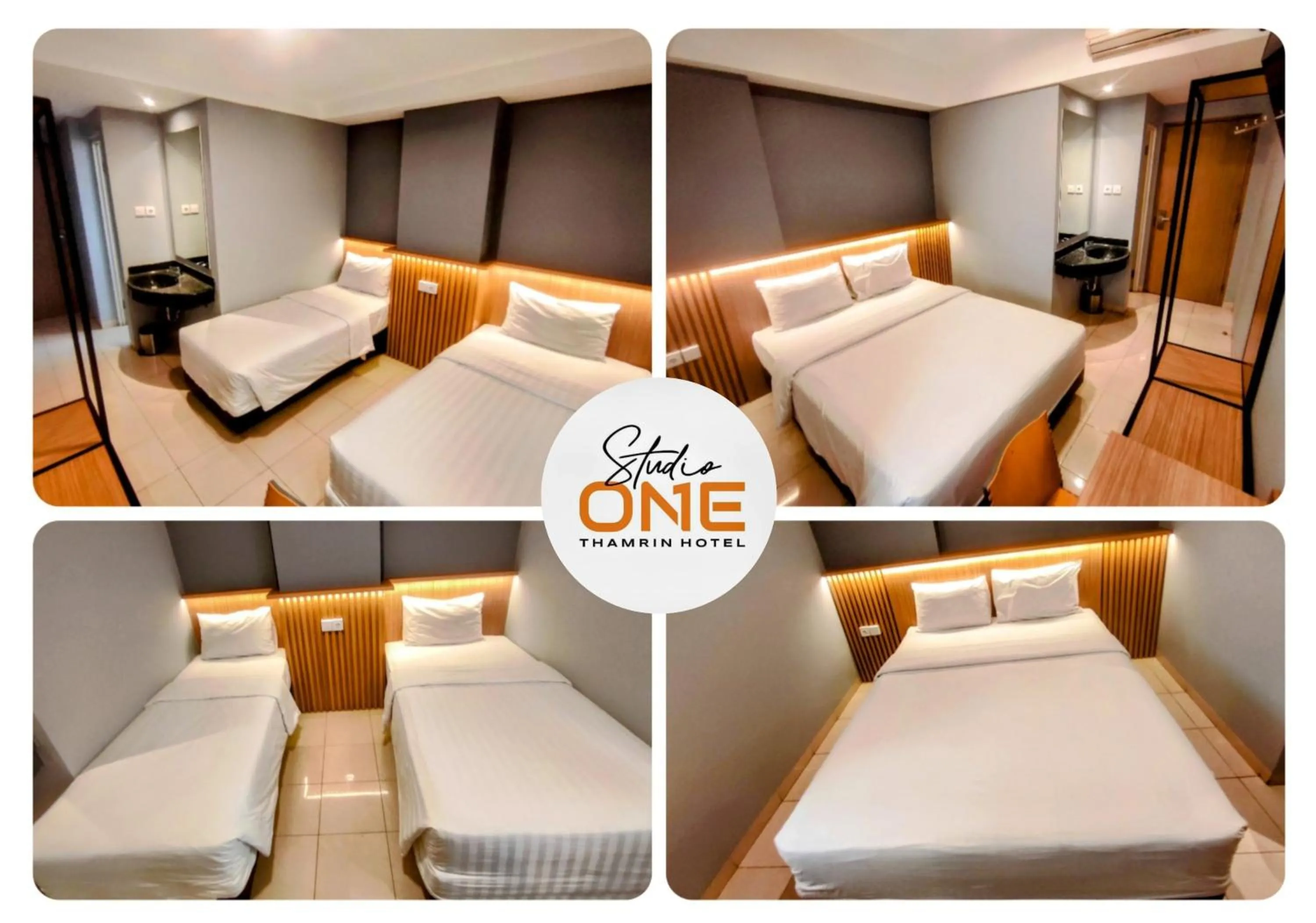 Bedroom, Bed in Studio One Thamrin Hotel