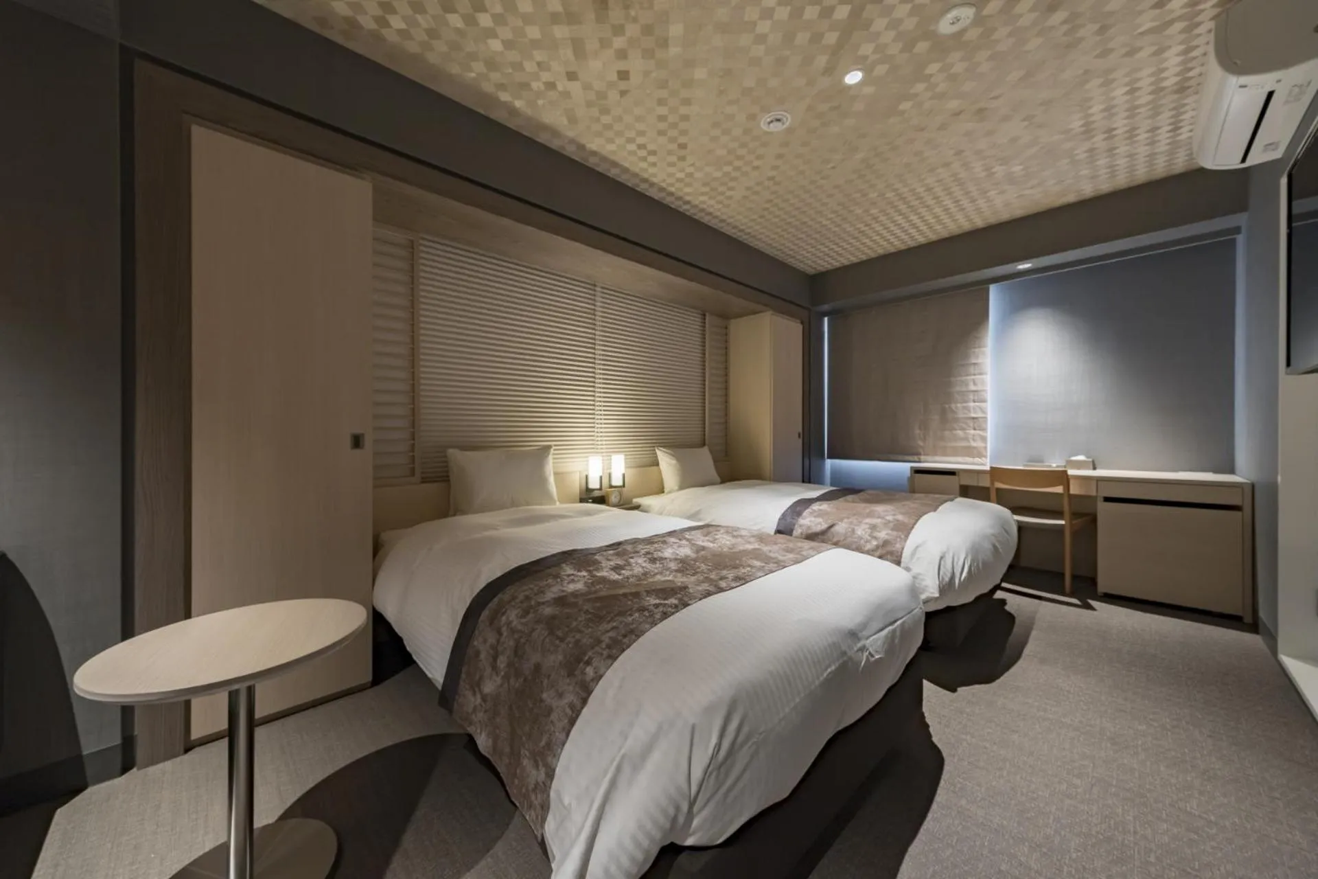 Bed in Kyoto Gion U-BELL Hotel