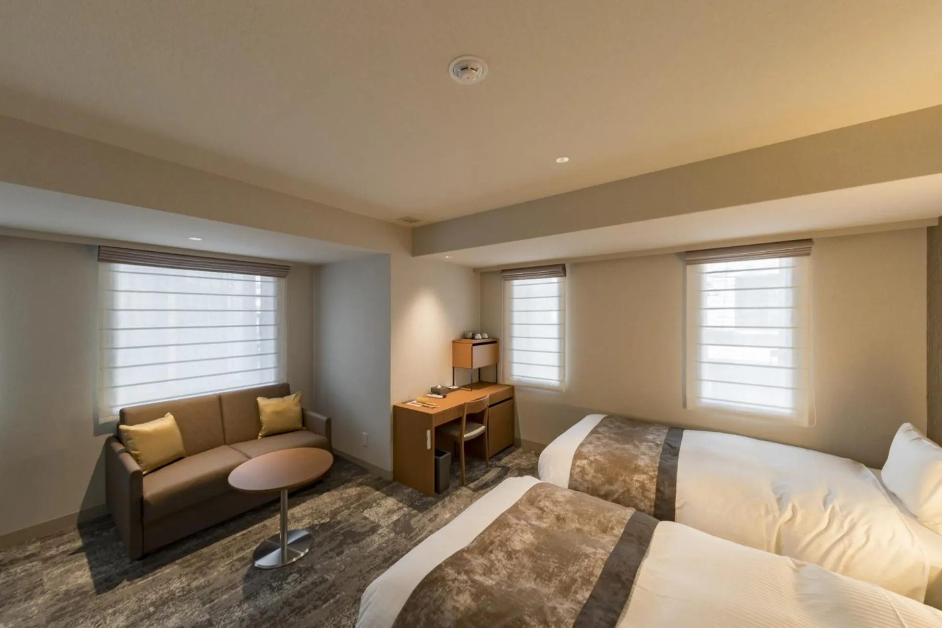 Bed in Kyoto Gion U-BELL Hotel