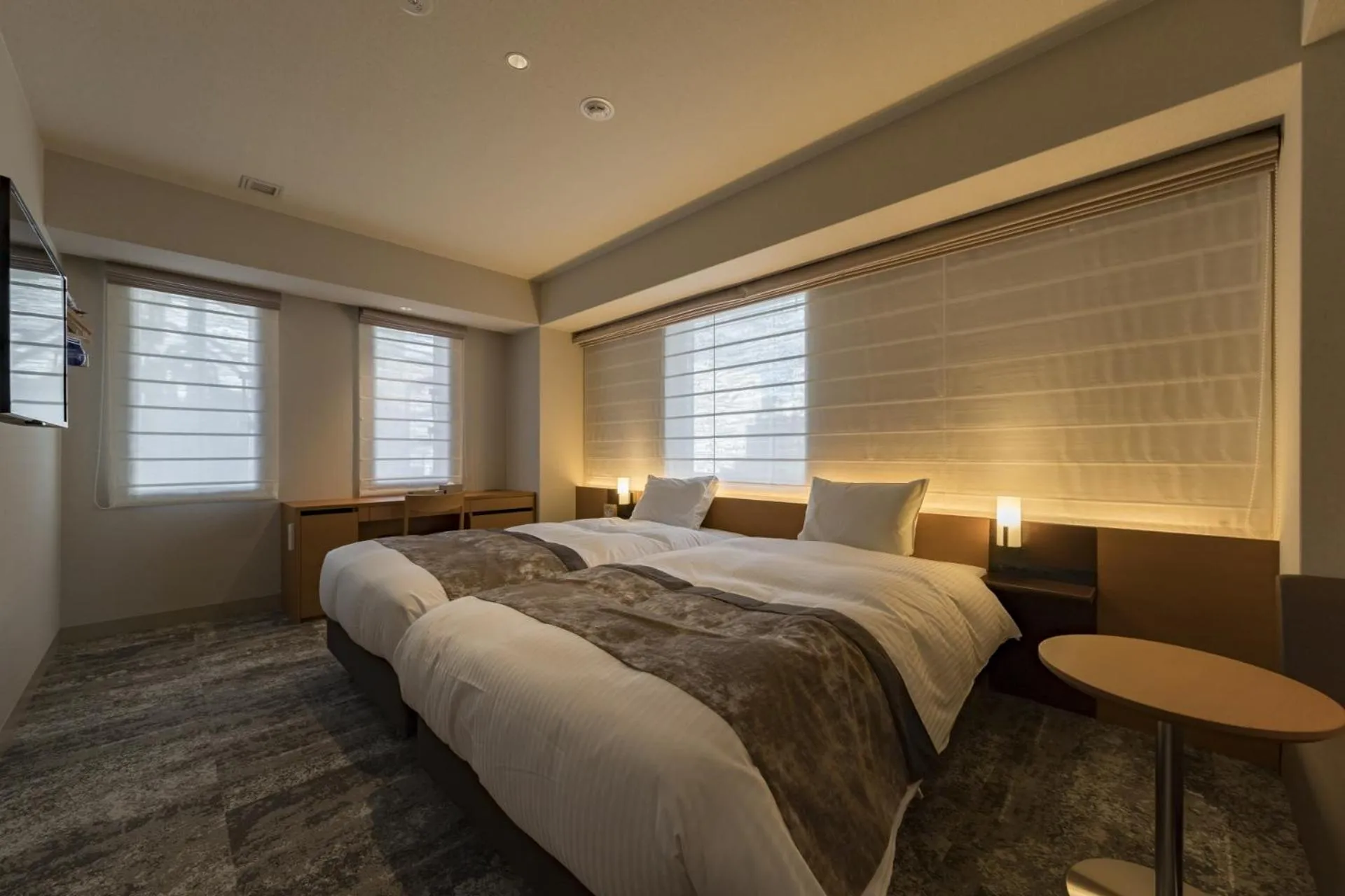 Bed in Kyoto Gion U-BELL Hotel