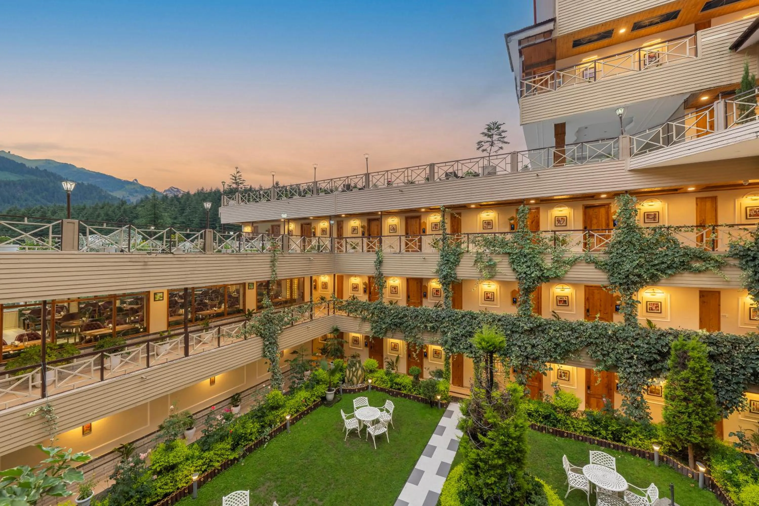 Property building in Snow Valley Resorts & Spa Manali