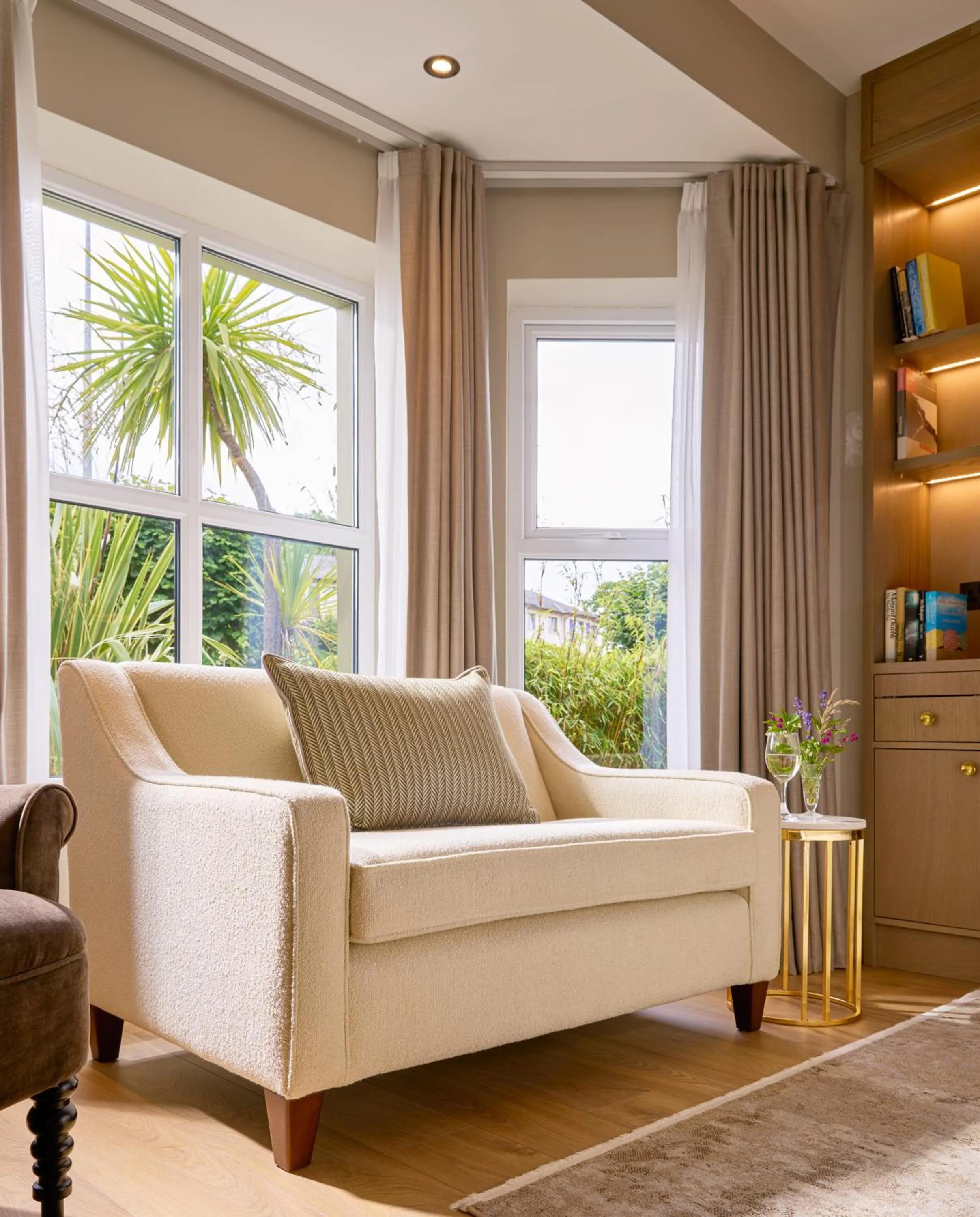 Seating area in Brook Lane Hotel