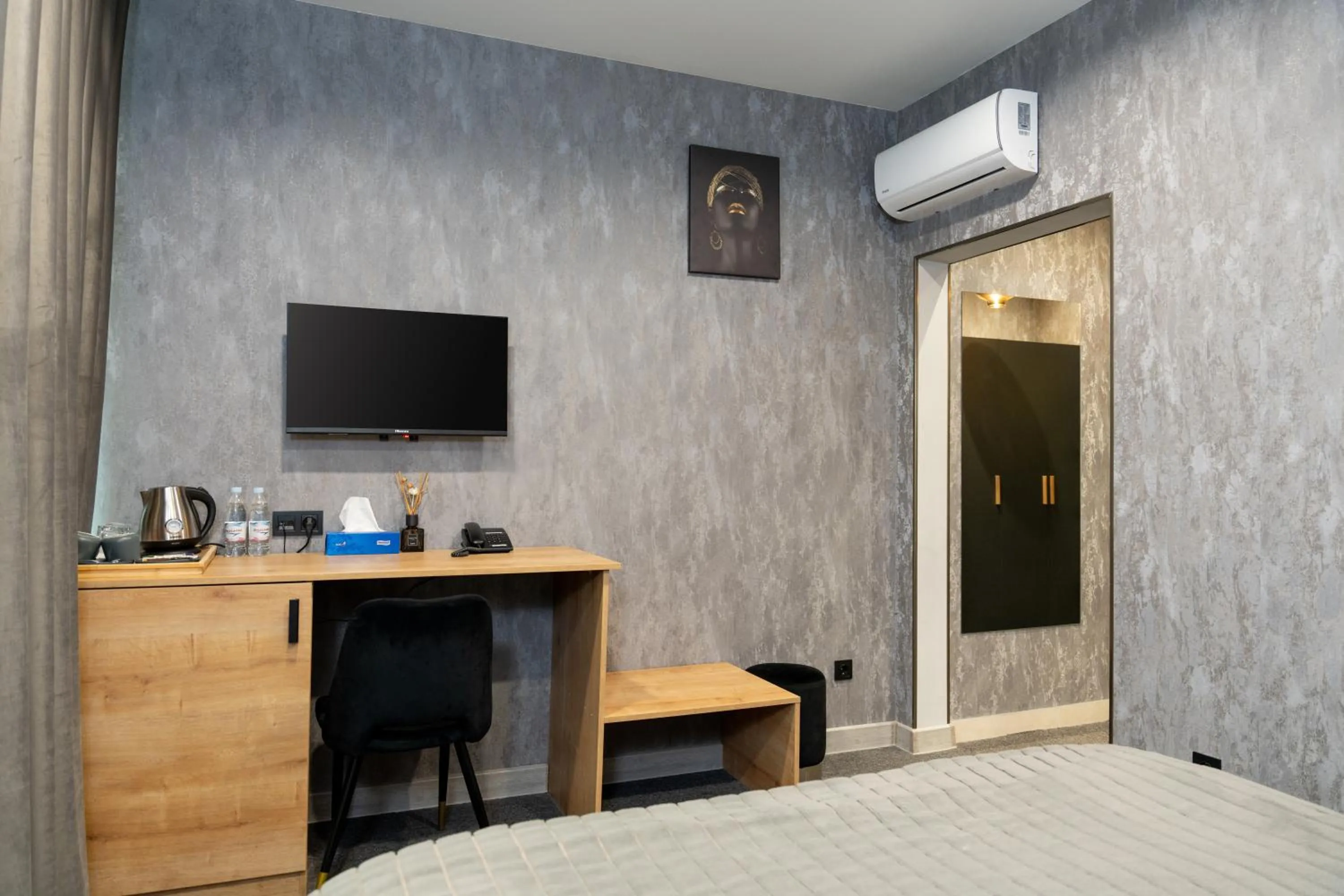 Bed in Inga Hotel Yerevan