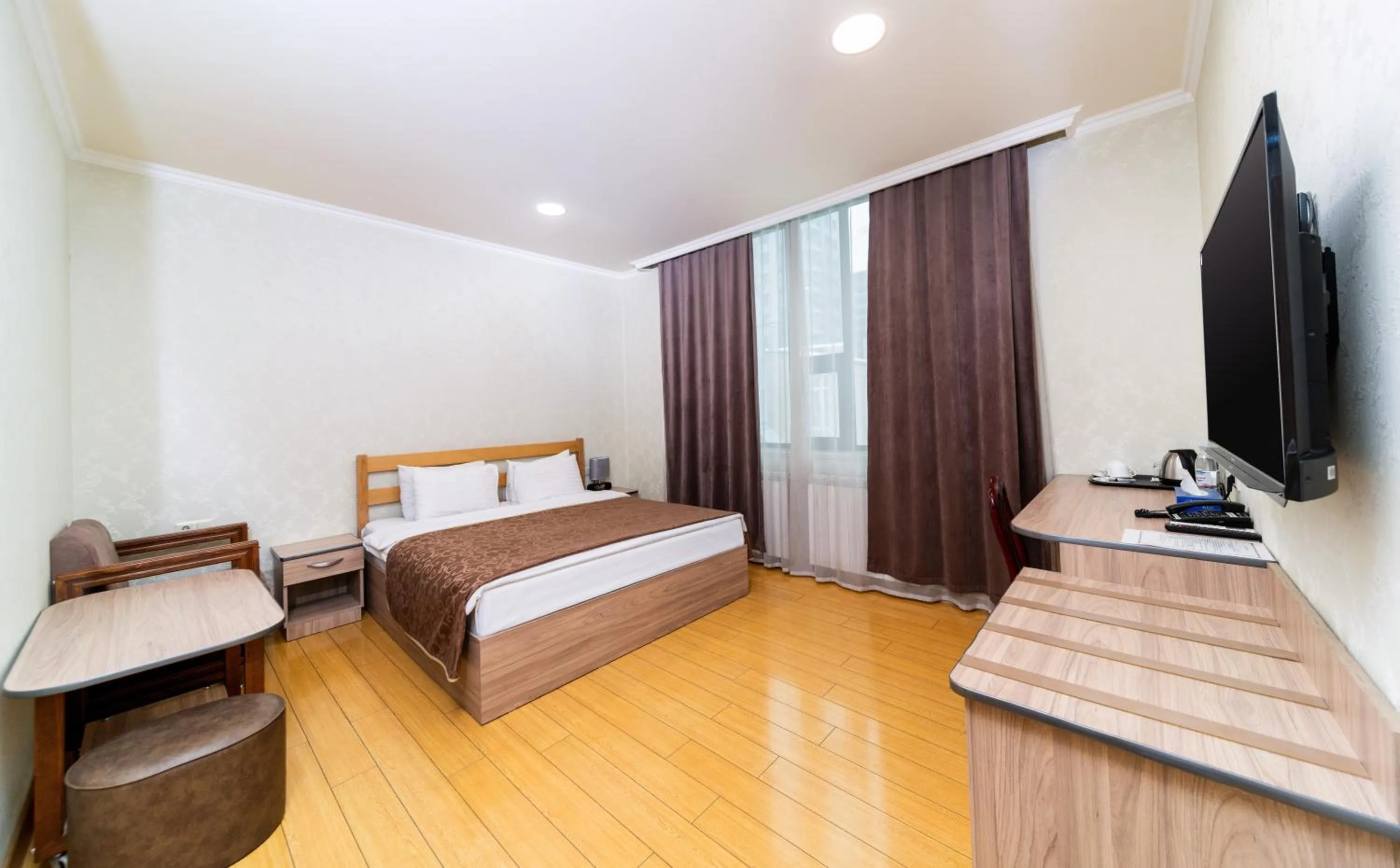 Bed in Inga Hotel Yerevan