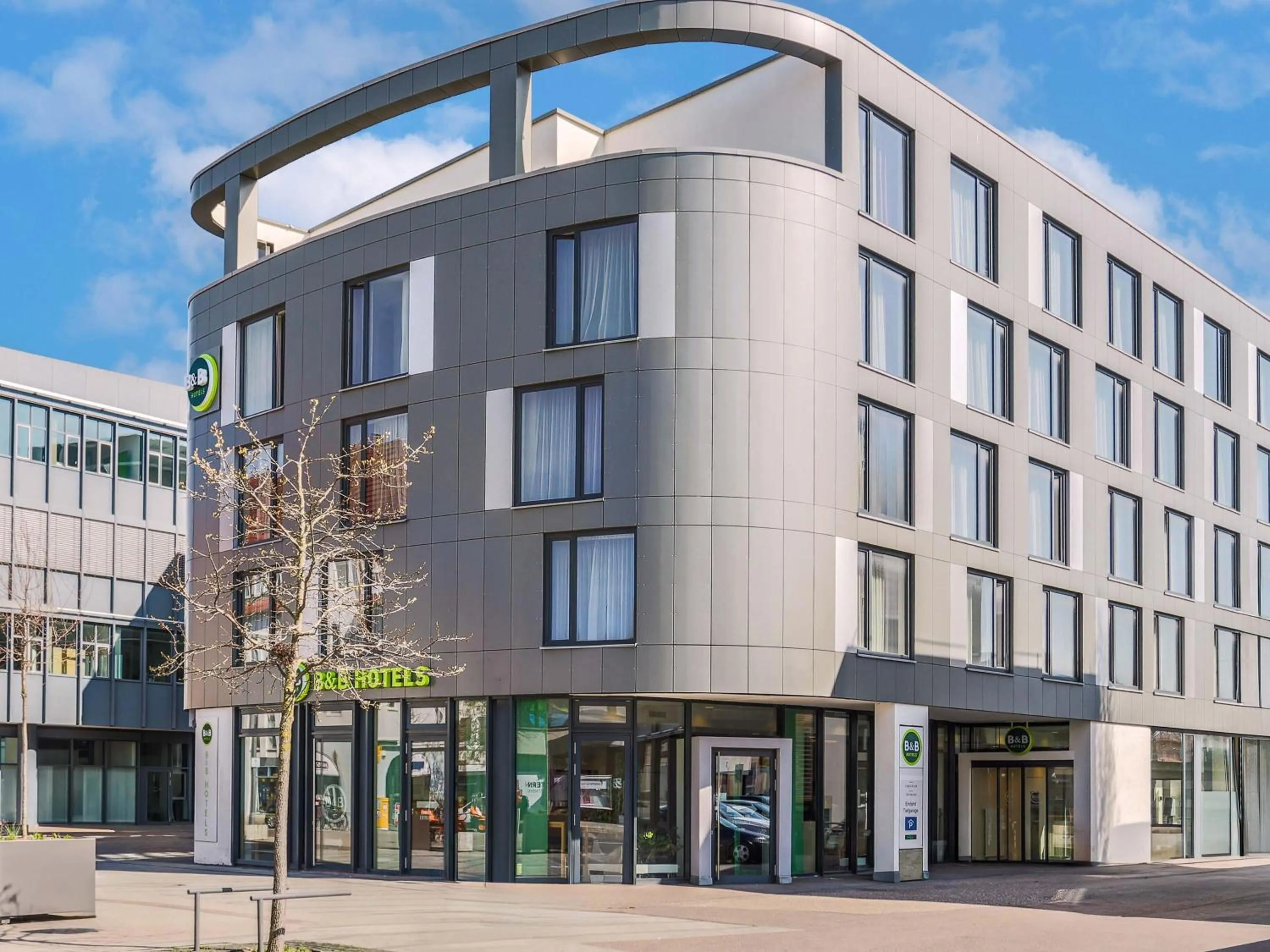 Property building in B&B Hotel Aalen