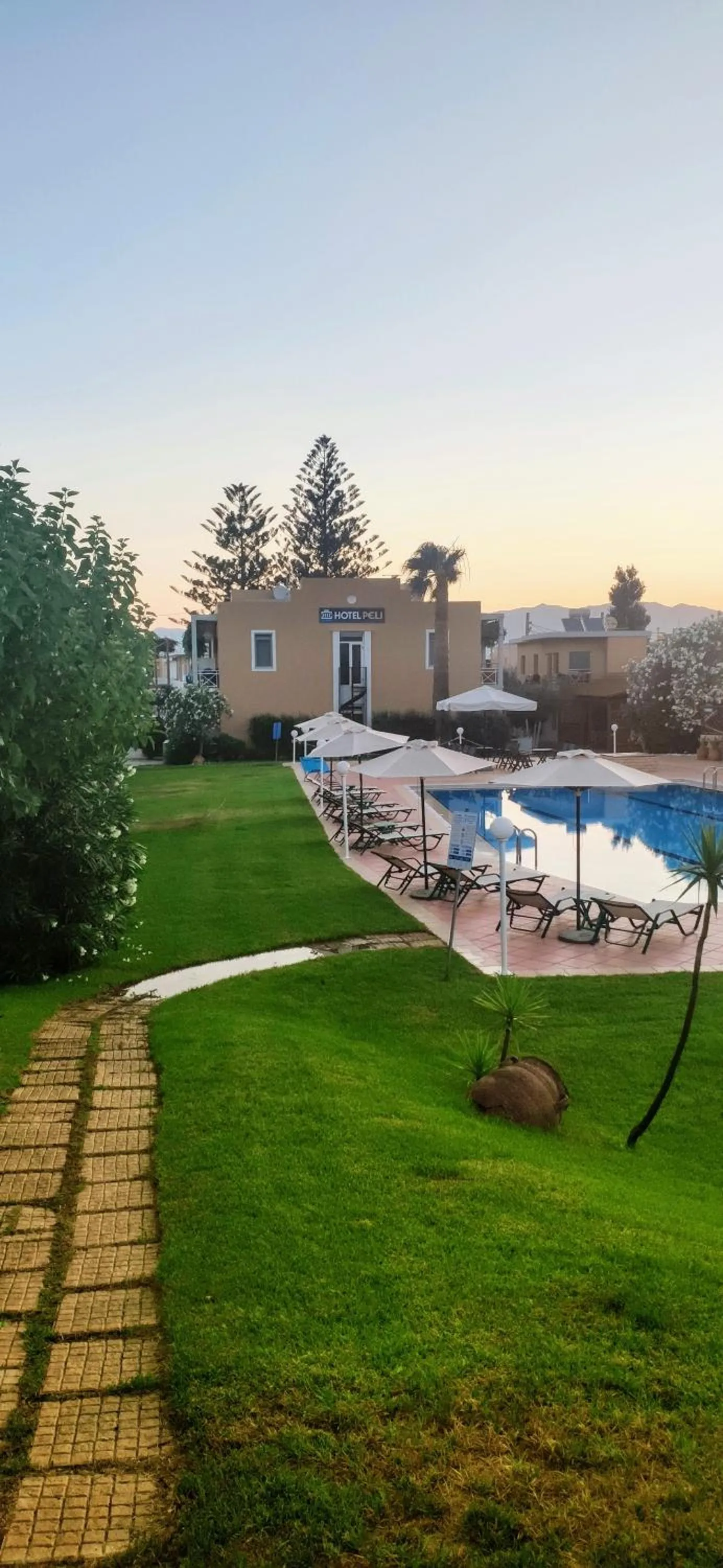 Garden in Hotel Peli