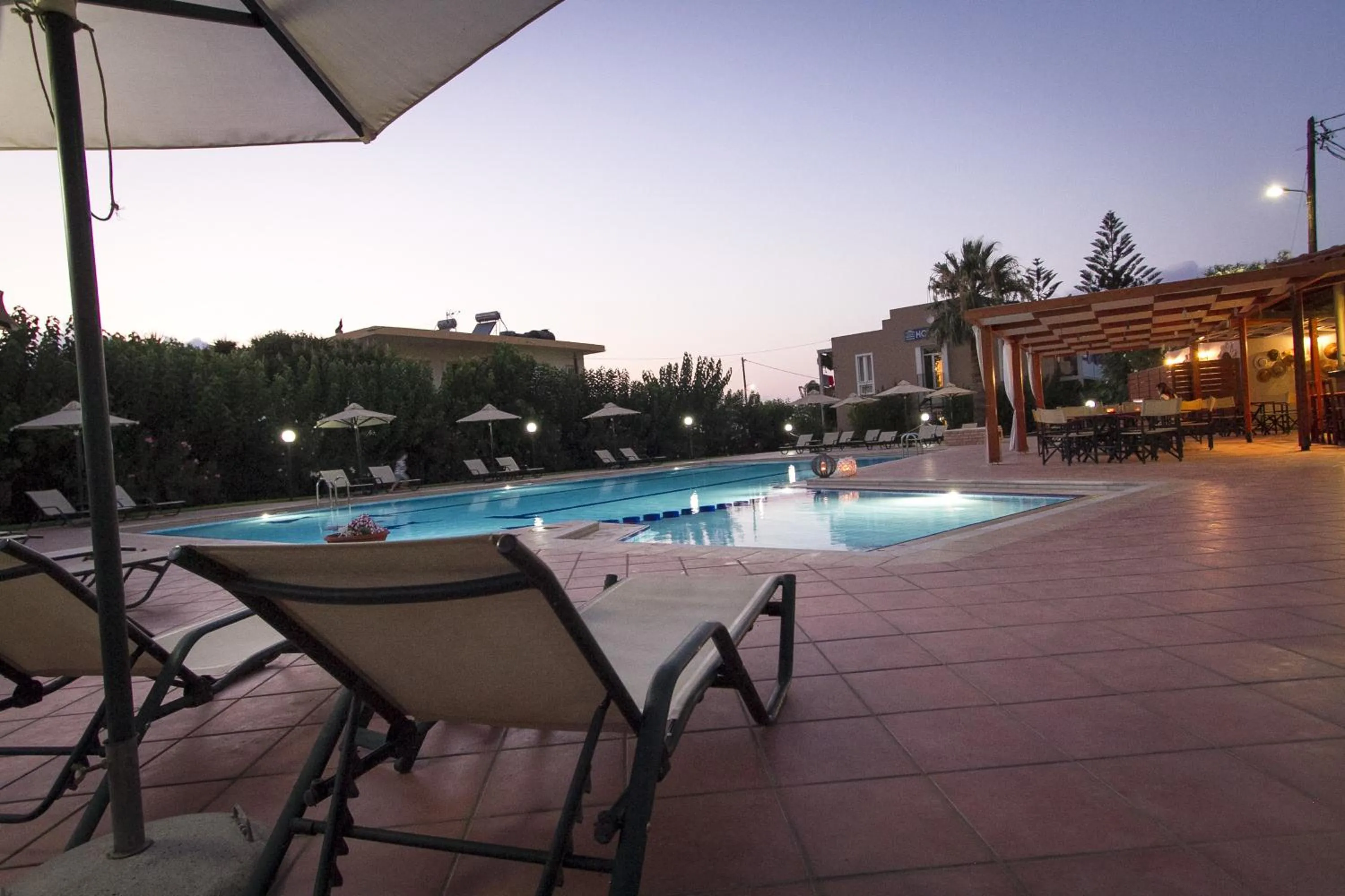 Swimming pool in Hotel Peli