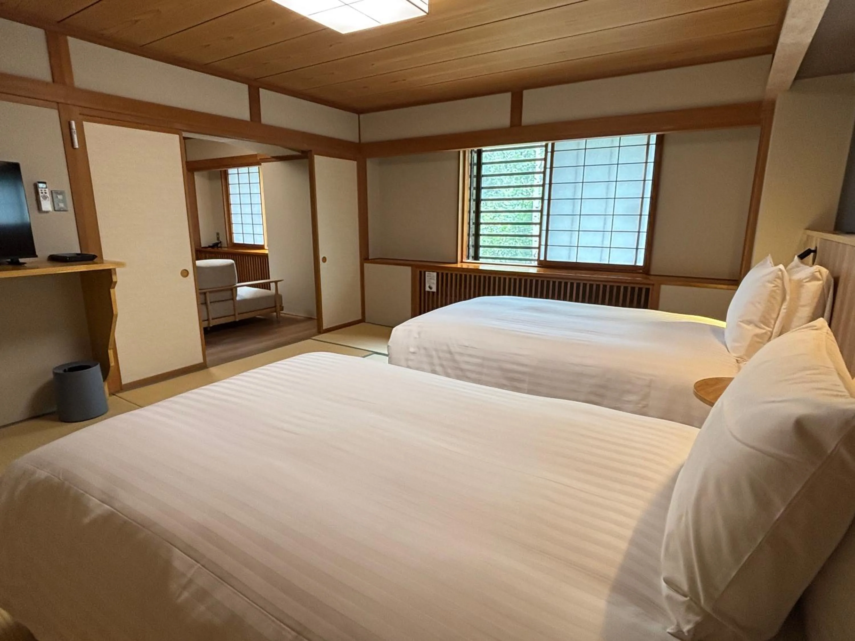 Bed in Club Wyndham Shirakabaso Shigakogen