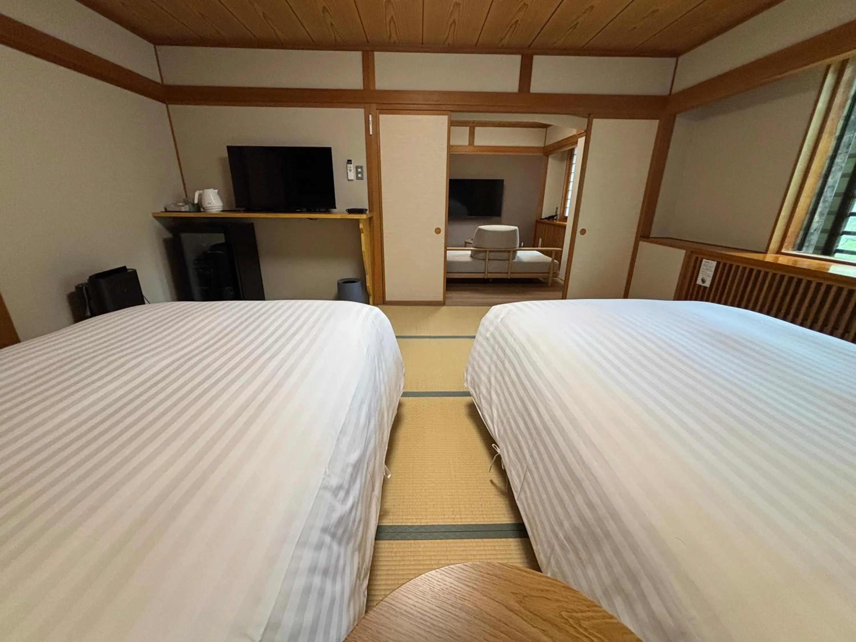 Bed in Club Wyndham Shirakabaso Shigakogen