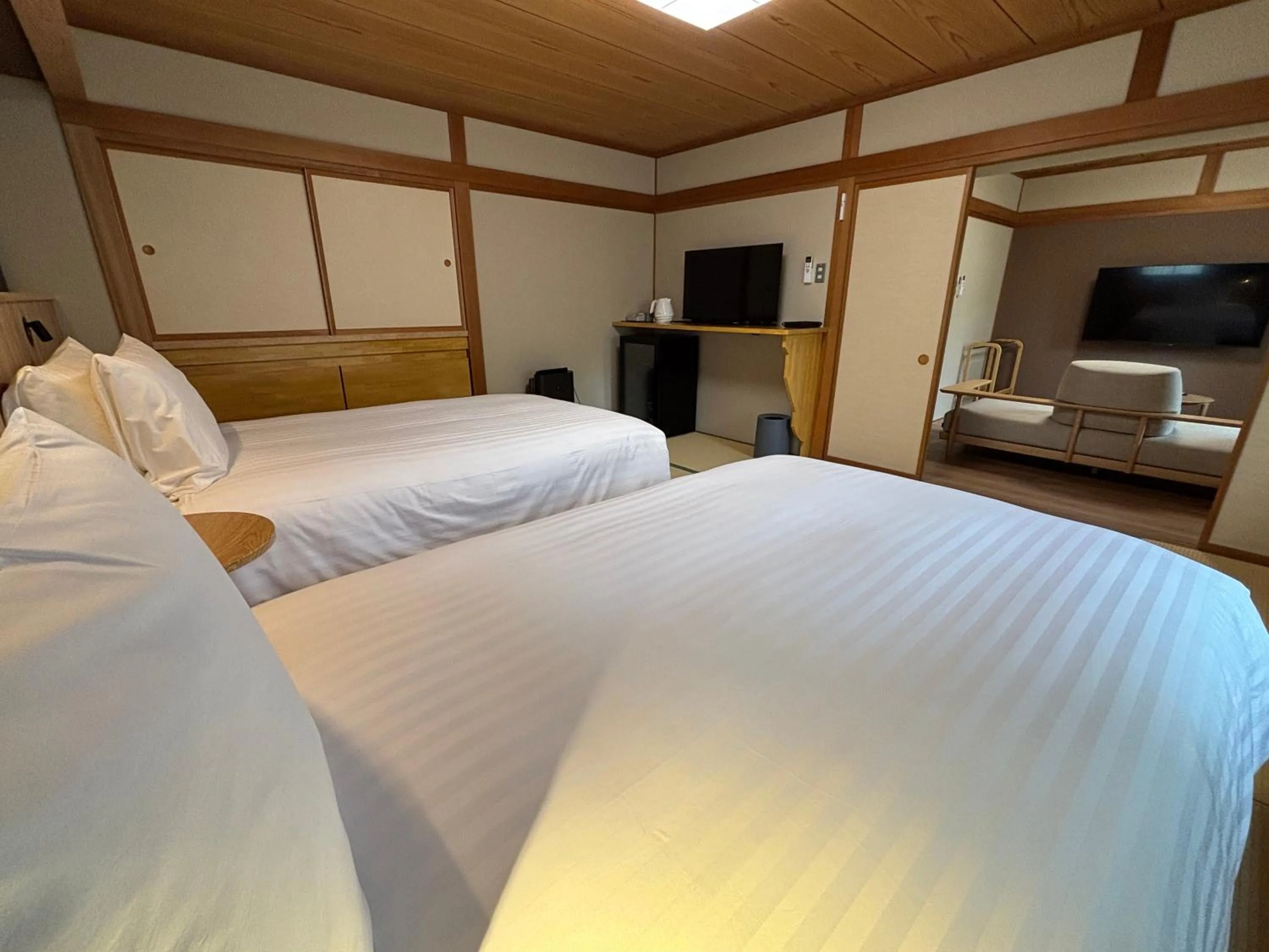 Bed in Club Wyndham Shirakabaso Shigakogen