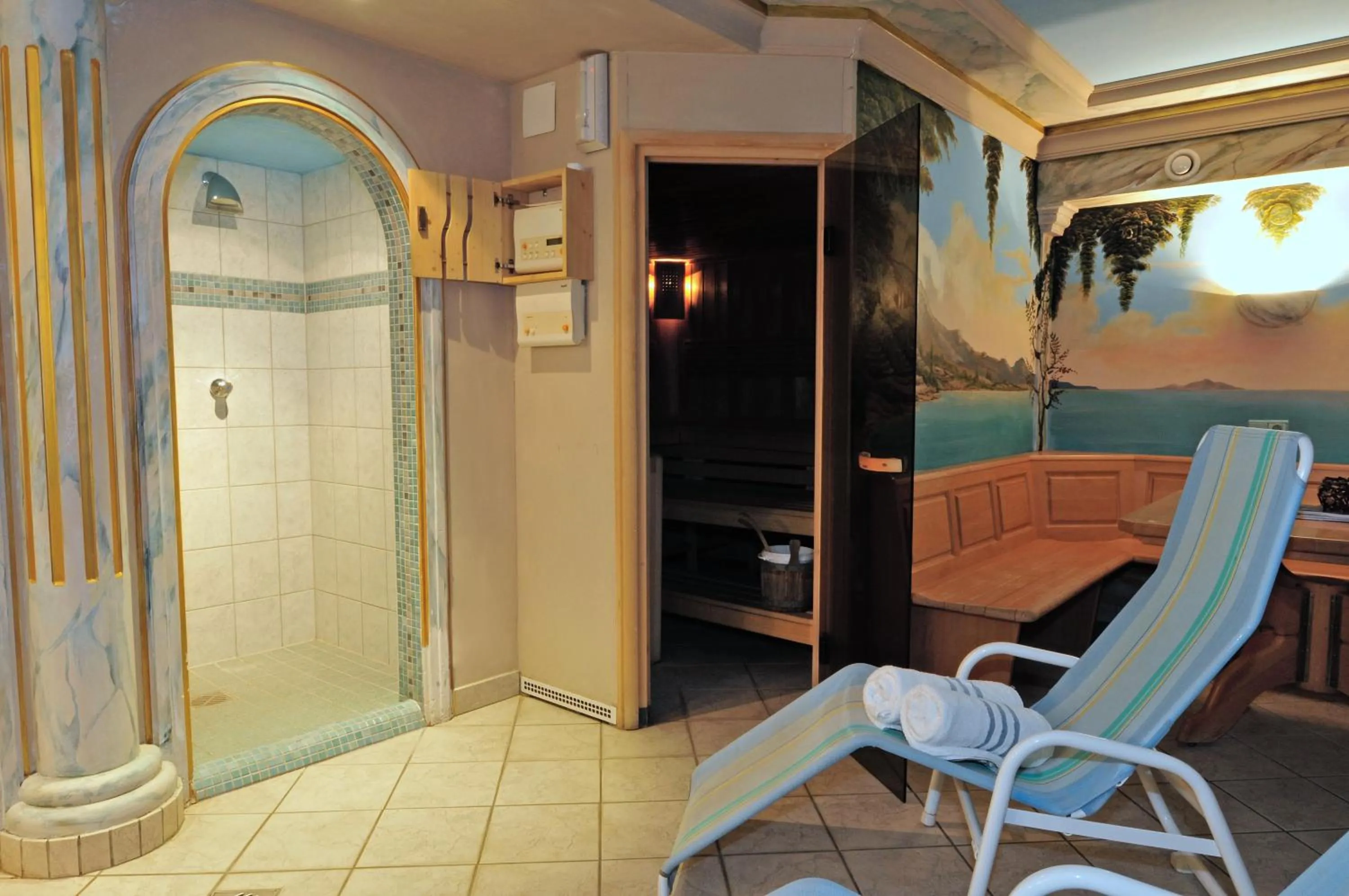 Sauna in Hotel Gasthof Stoanerhof