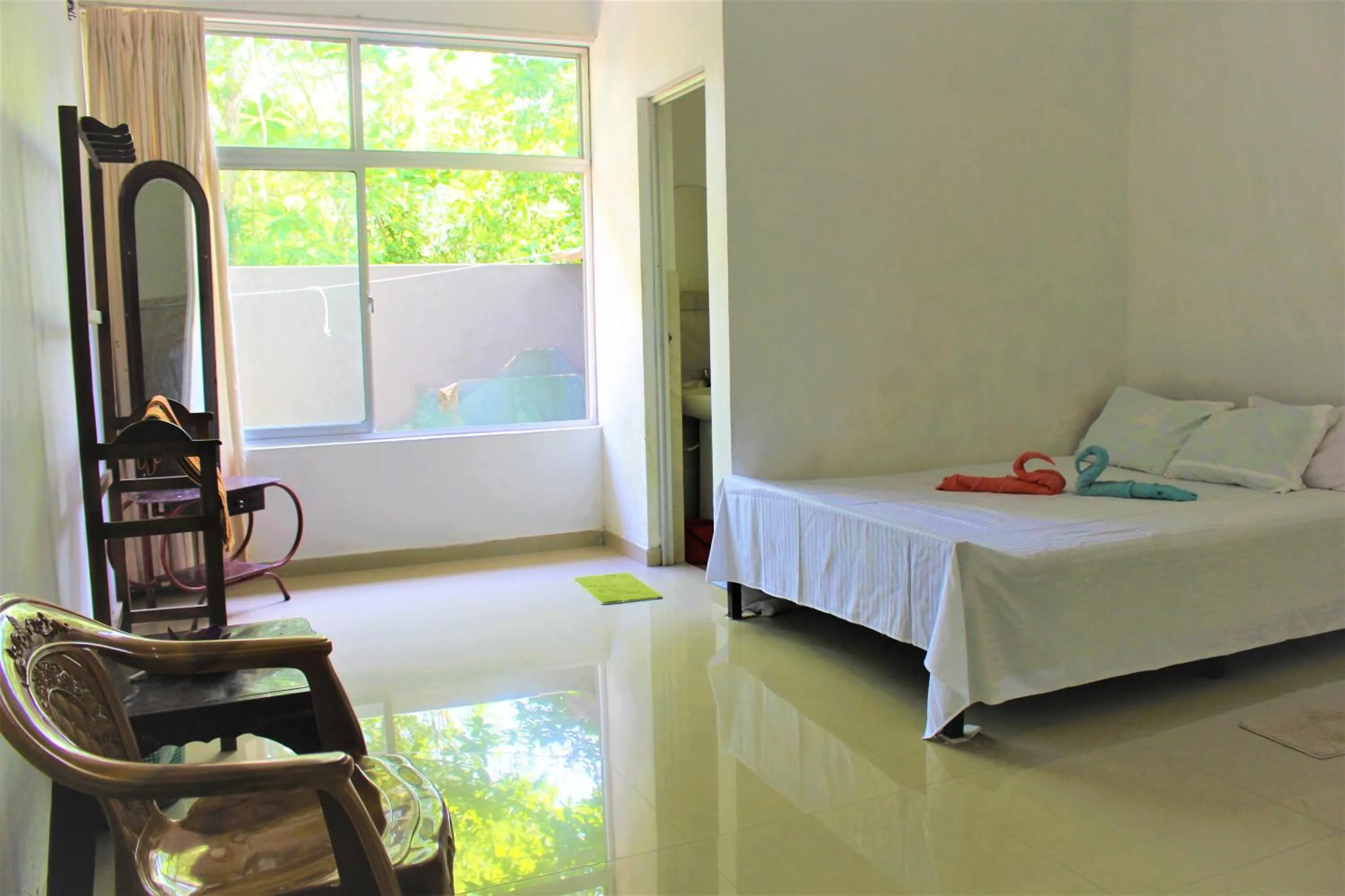 Bed in Samanala Resort