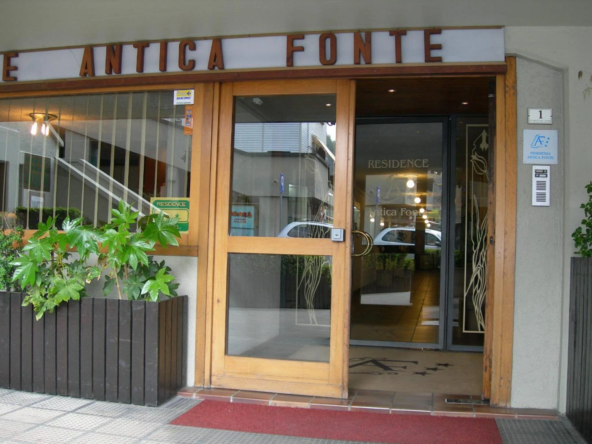 Facade/entrance in Residence Antica Fonte