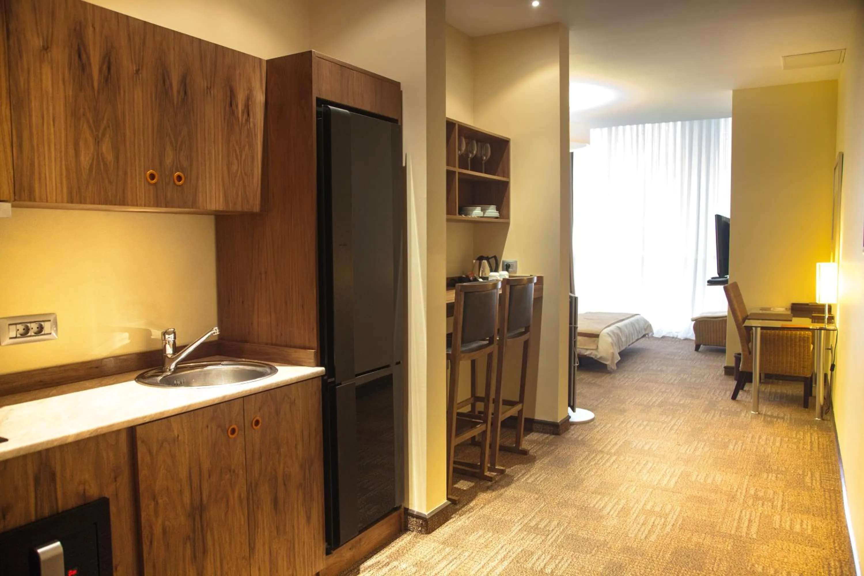 Kitchen or kitchenette in Landmark Hotel Baku