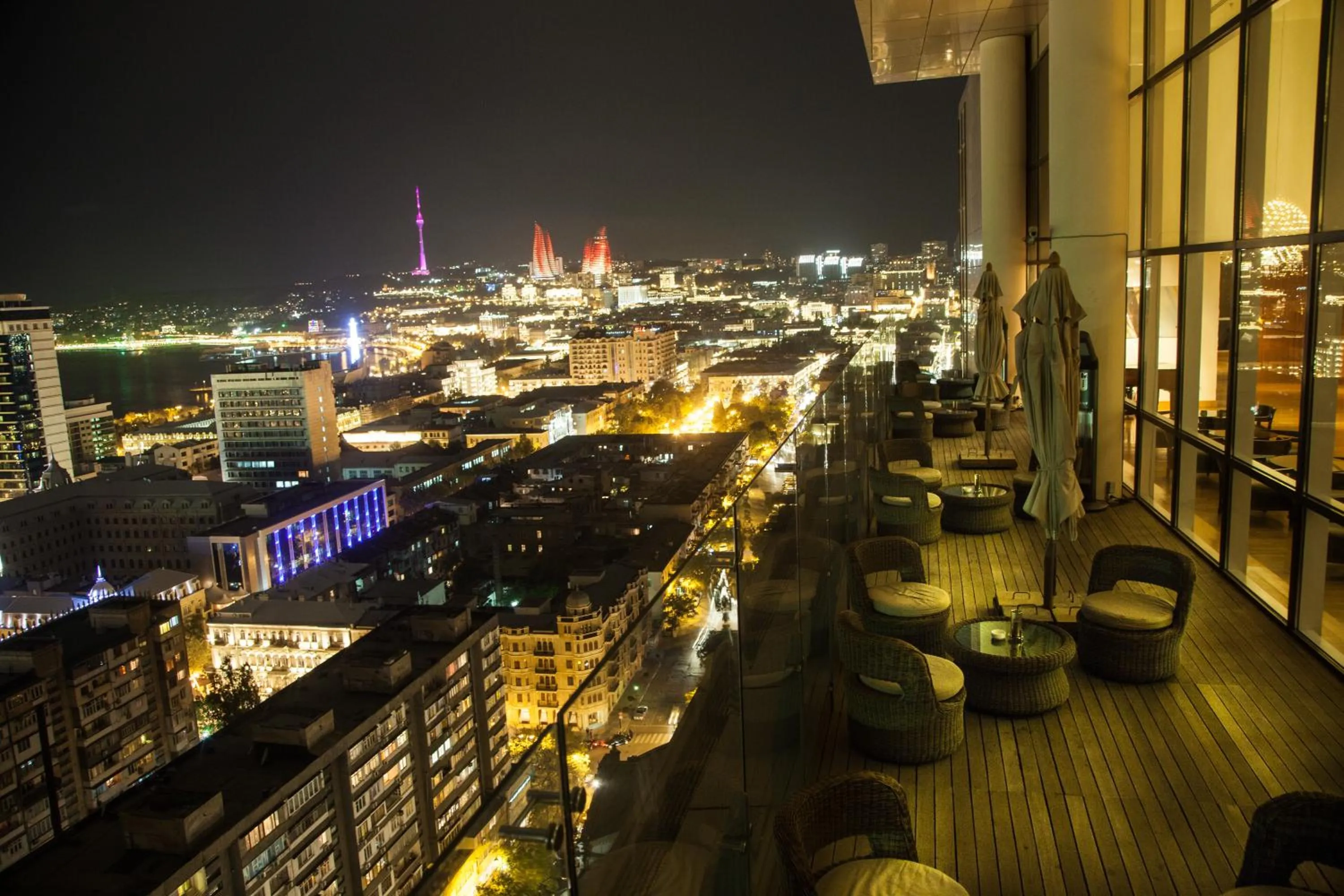 Night in Landmark Hotel Baku