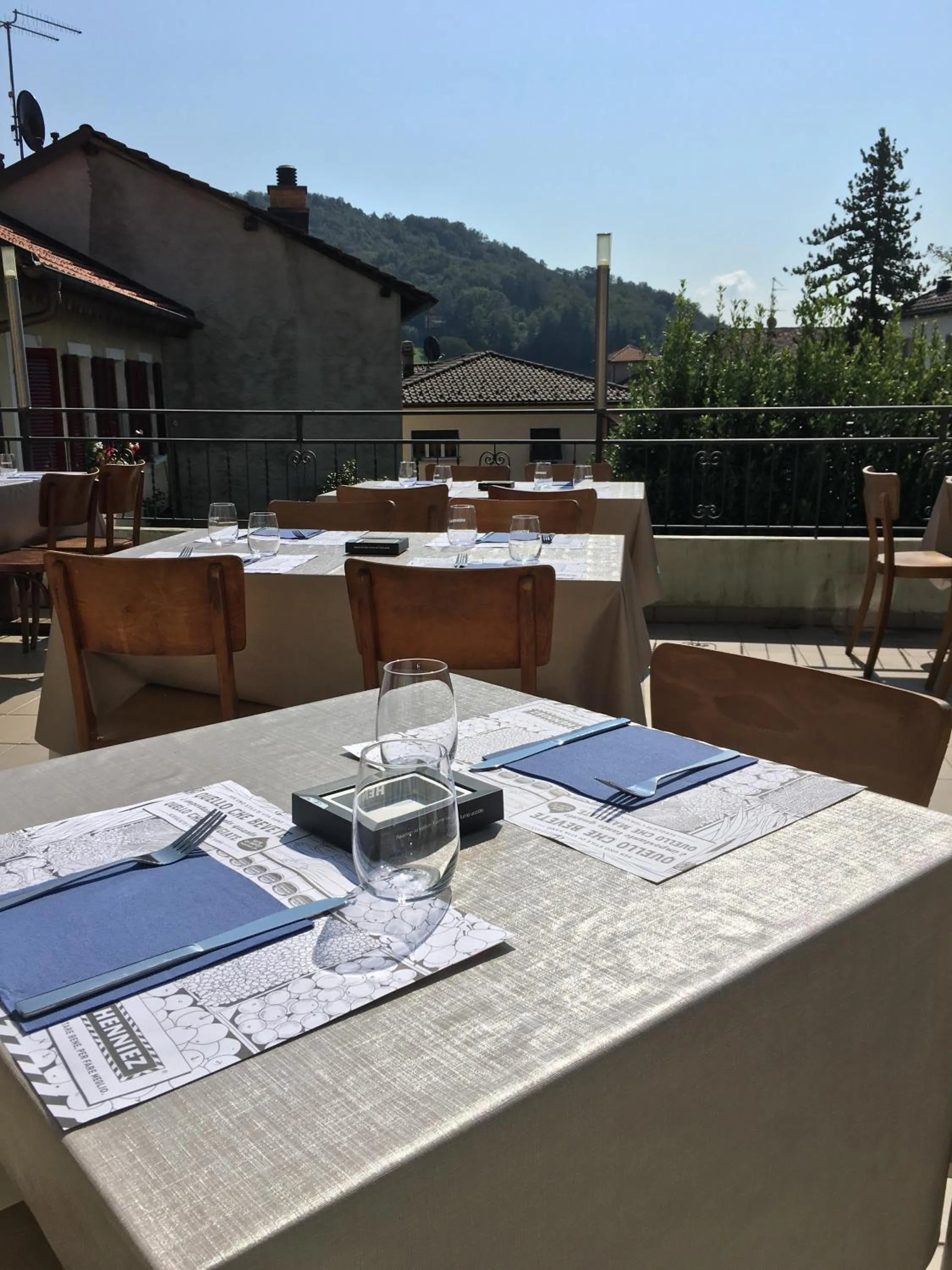 Balcony/Terrace in Albergo Ristorante Belcantone