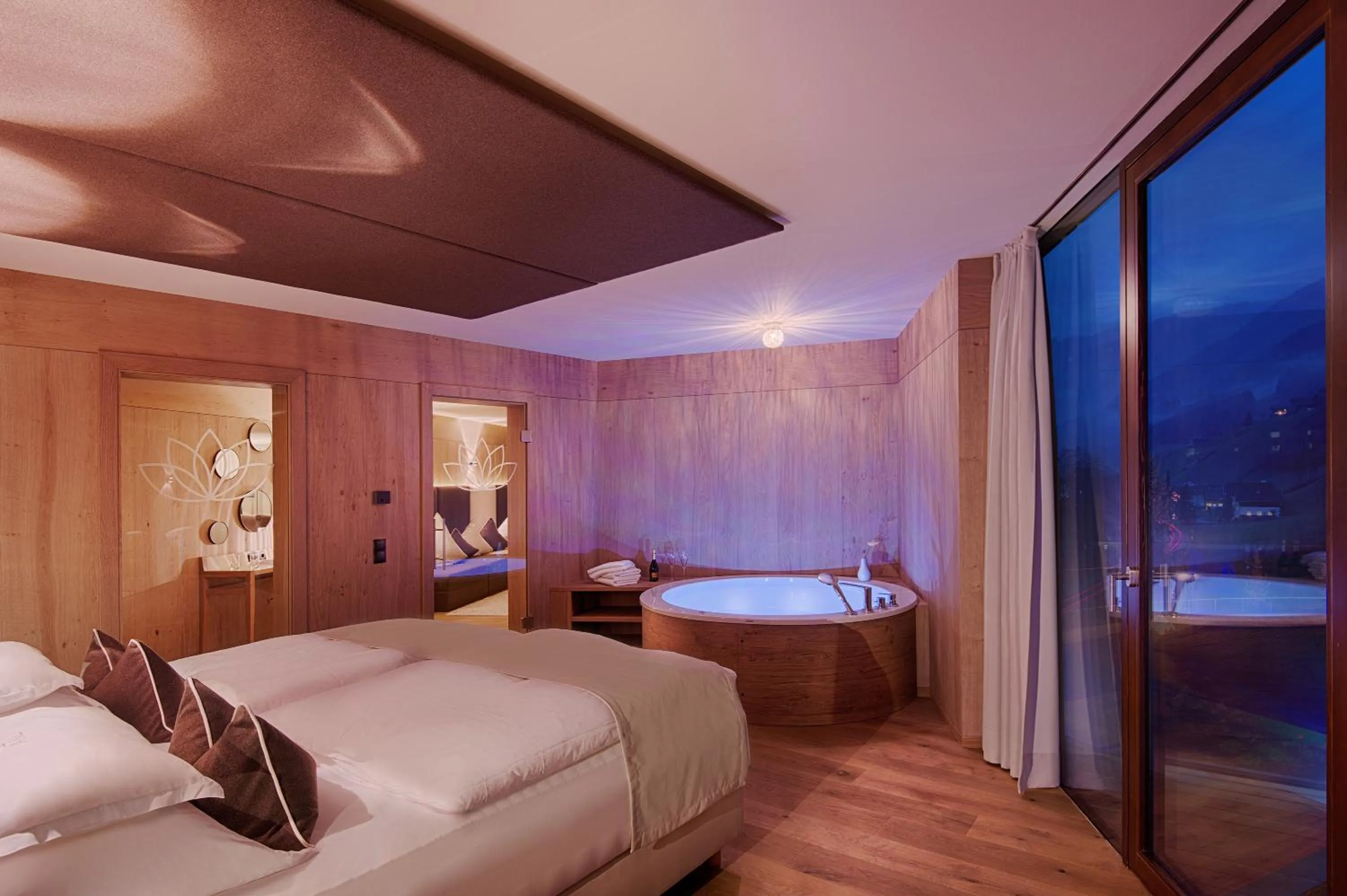 Bed in Amonti Wellnessresort