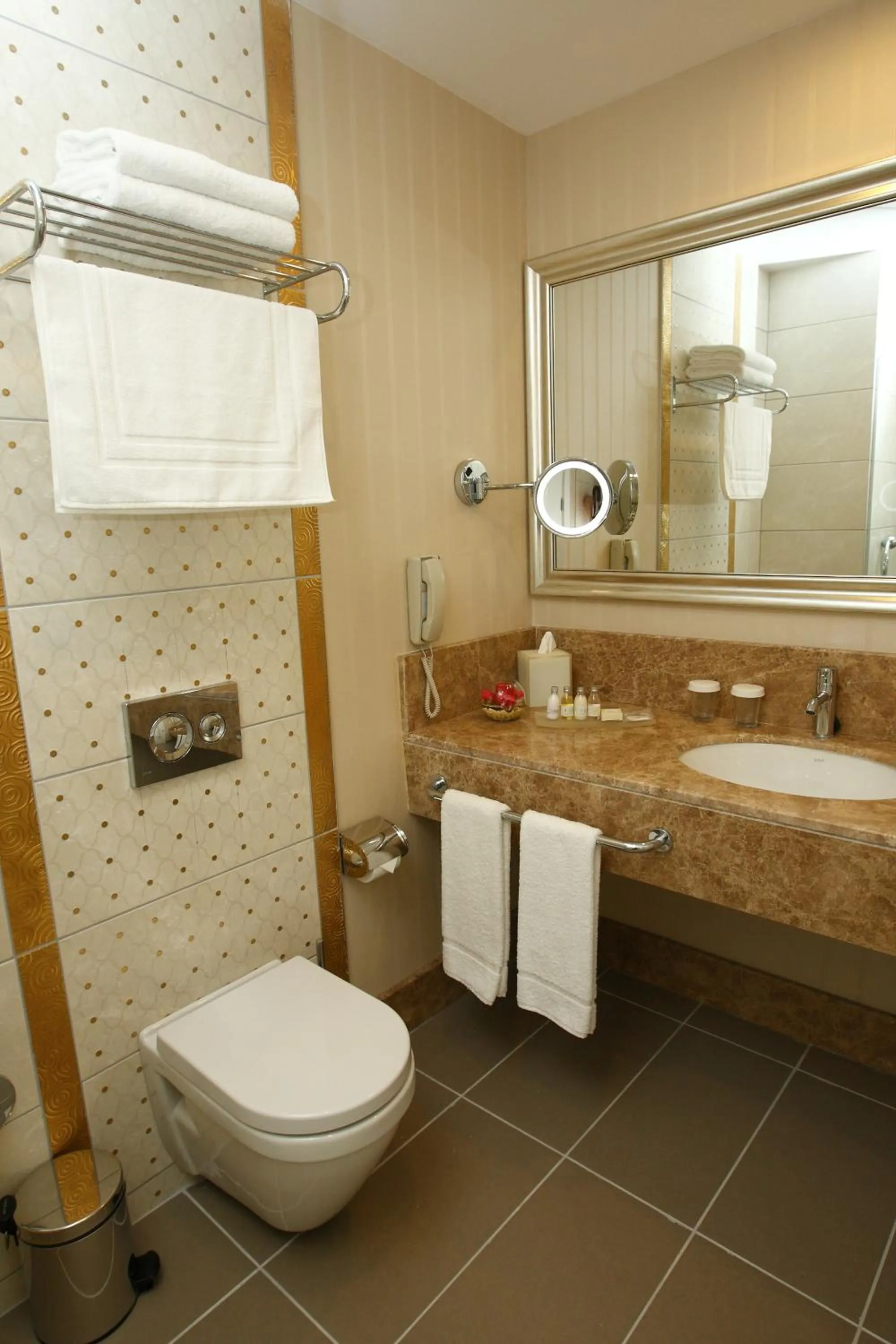 Bathroom in Qafqaz Baku City Hotel & Residences