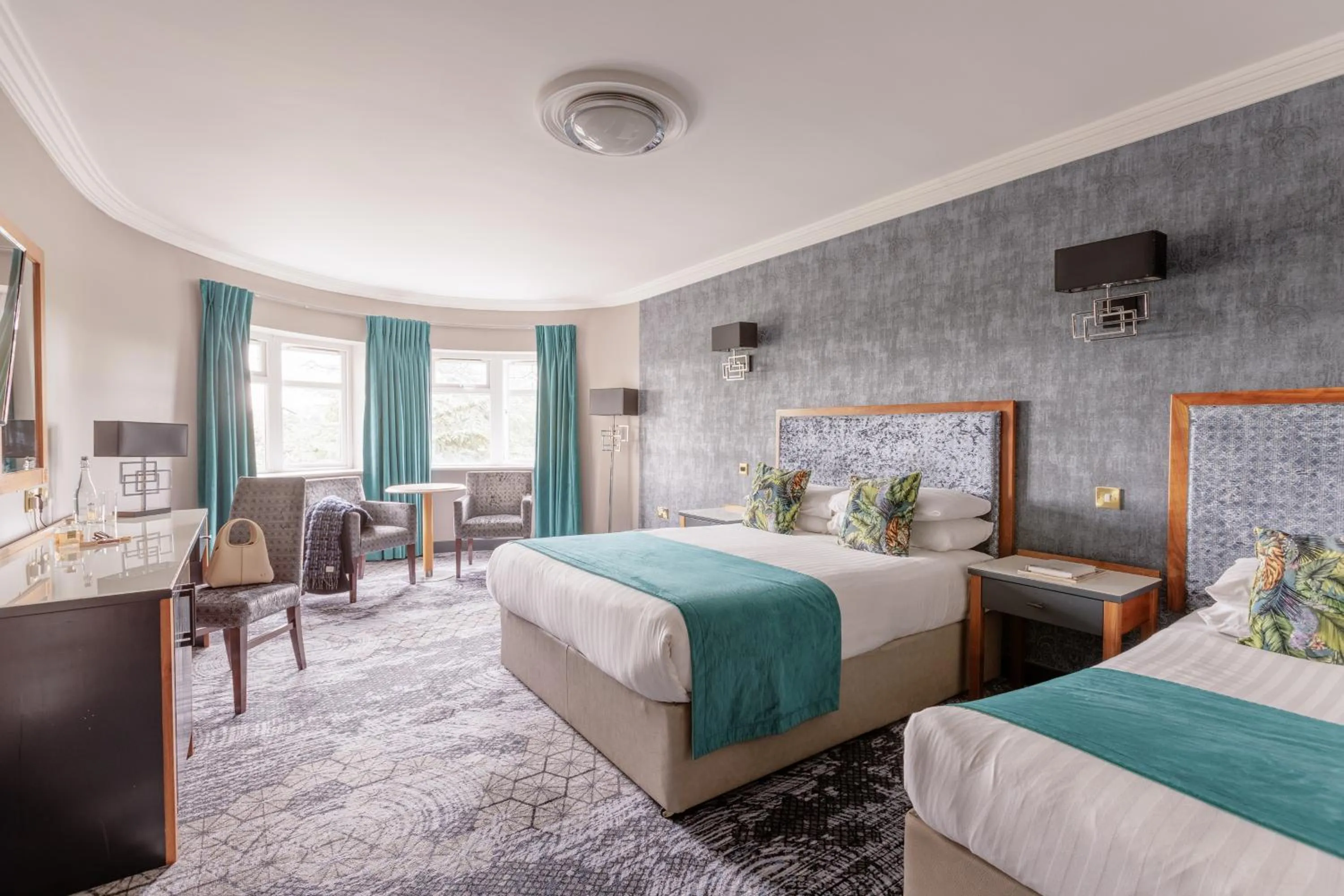 Bed in Ashdown Park Hotel