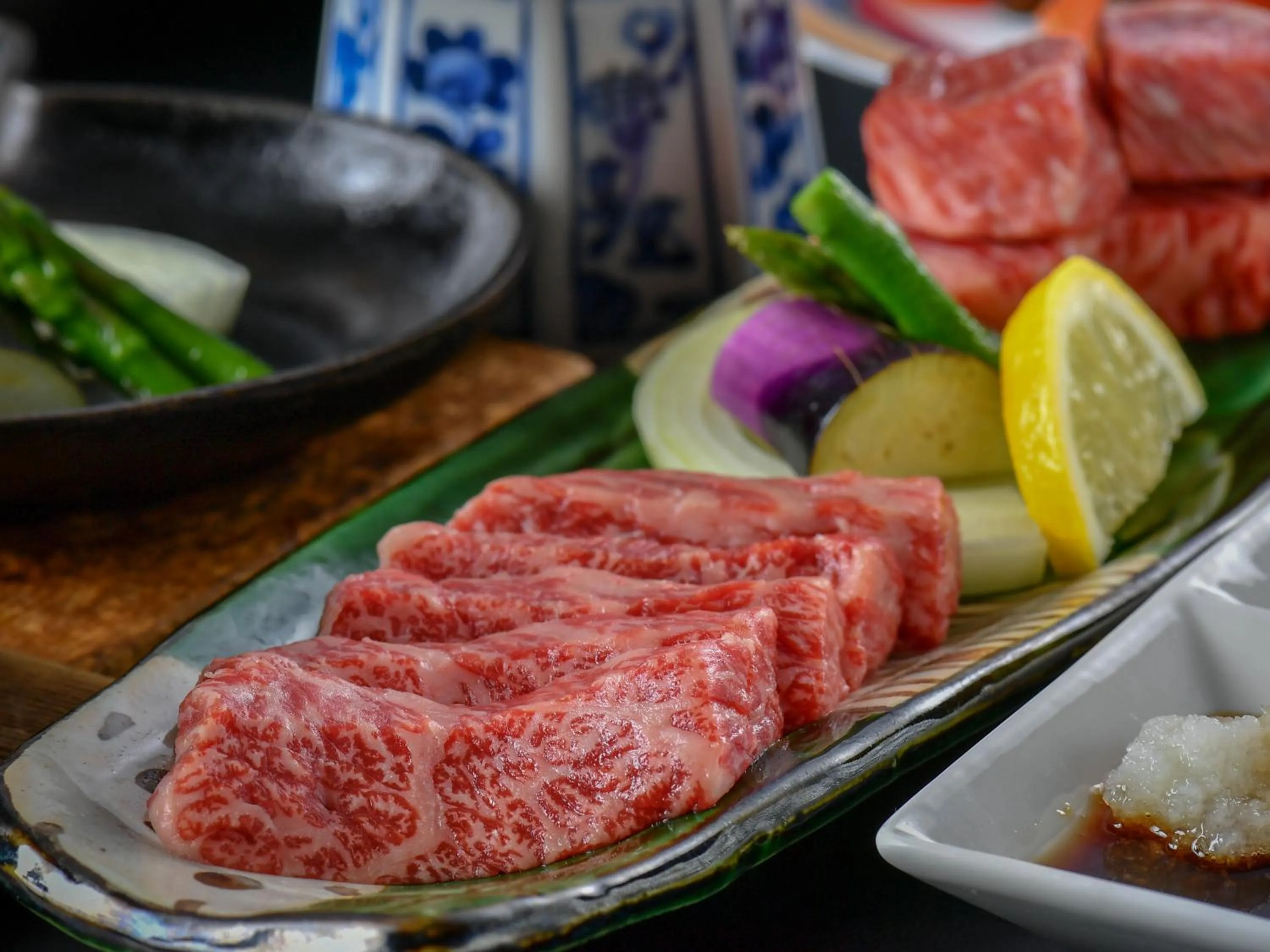 Food in Awara Onsen Minoya Taiheikaku