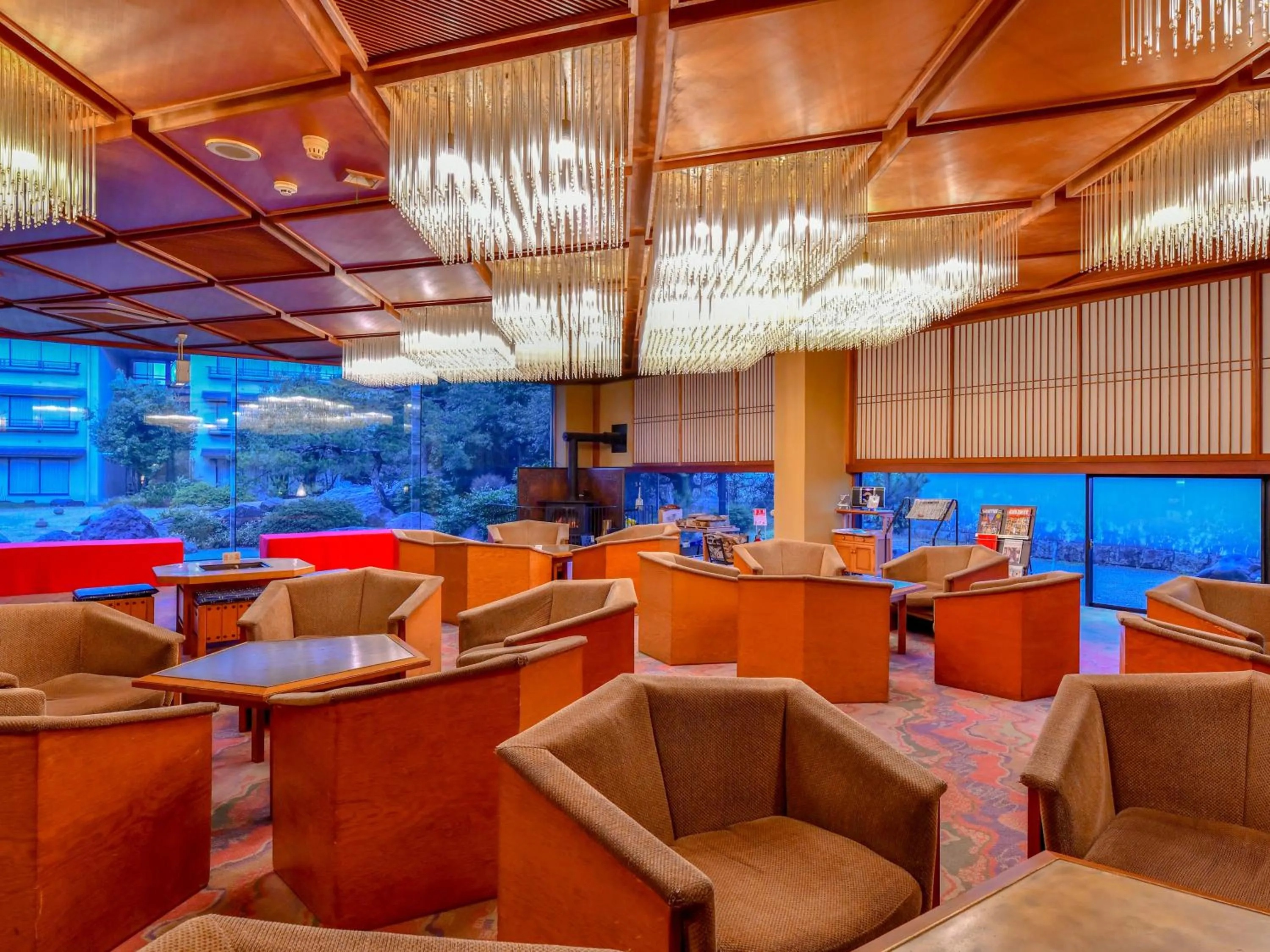 Lobby or reception in Awara Onsen Minoya Taiheikaku