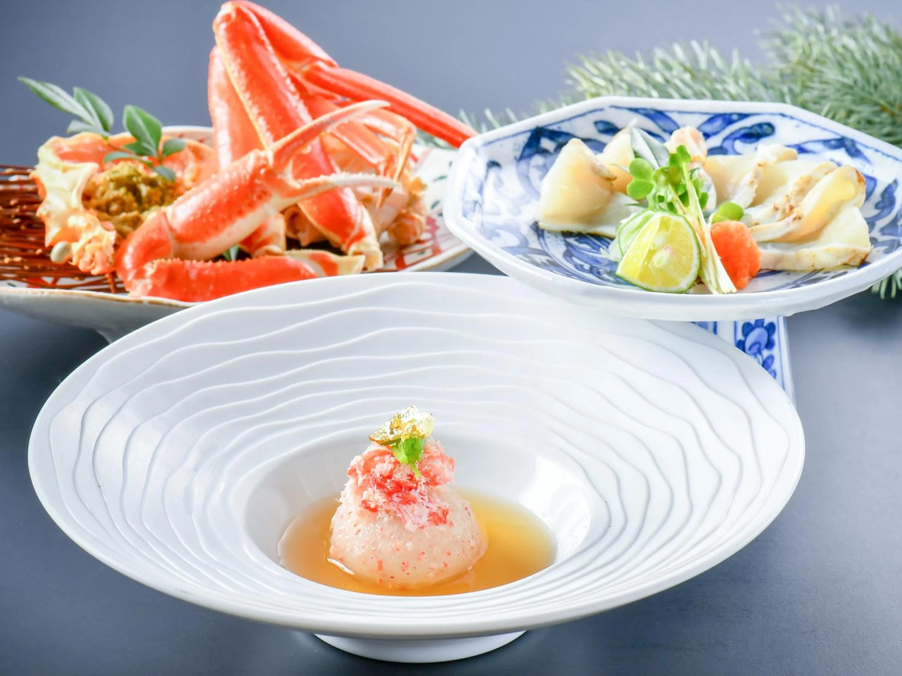 Food in Awara Onsen Minoya Taiheikaku