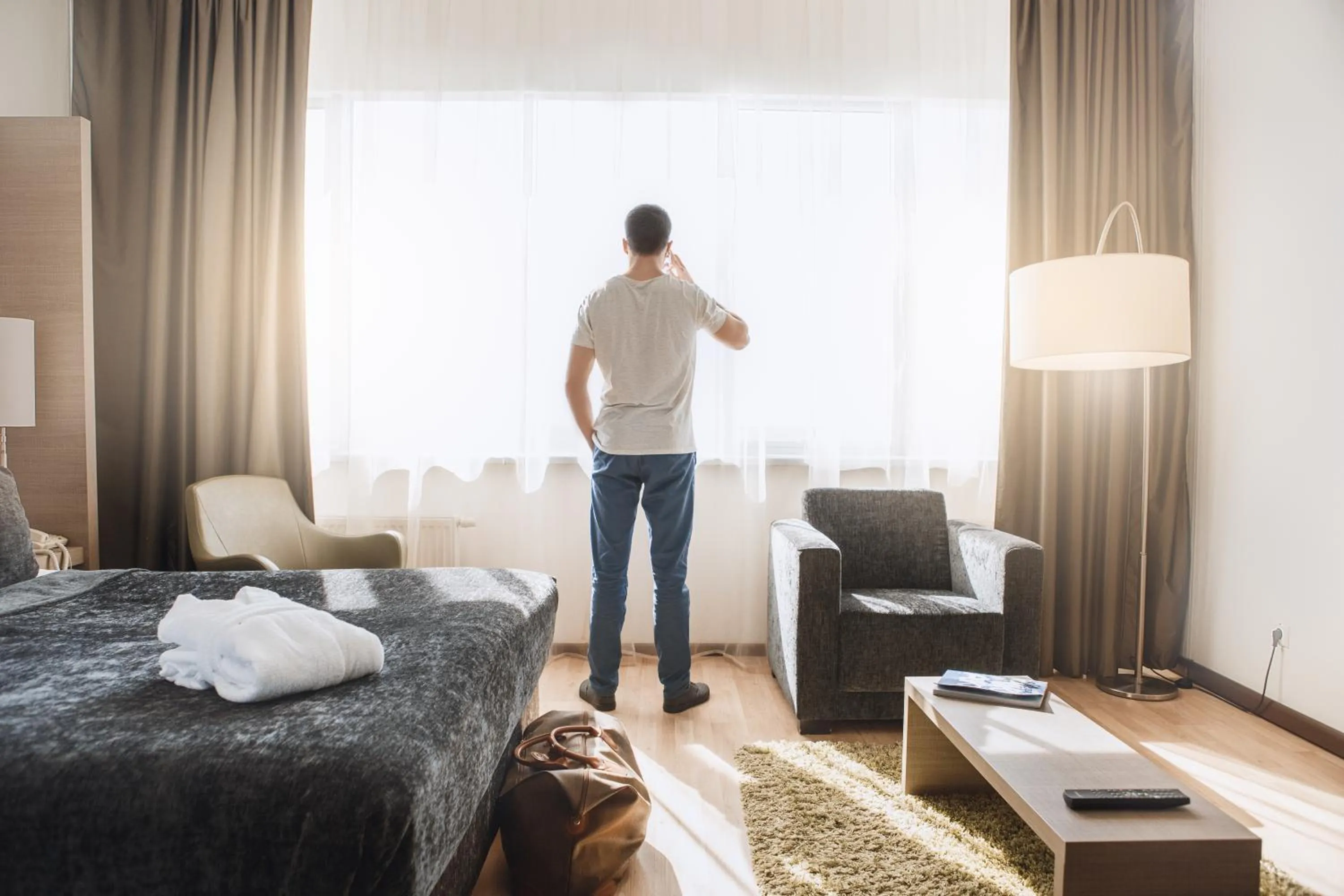 Guests, Bed in Ramada Encore Kyiv