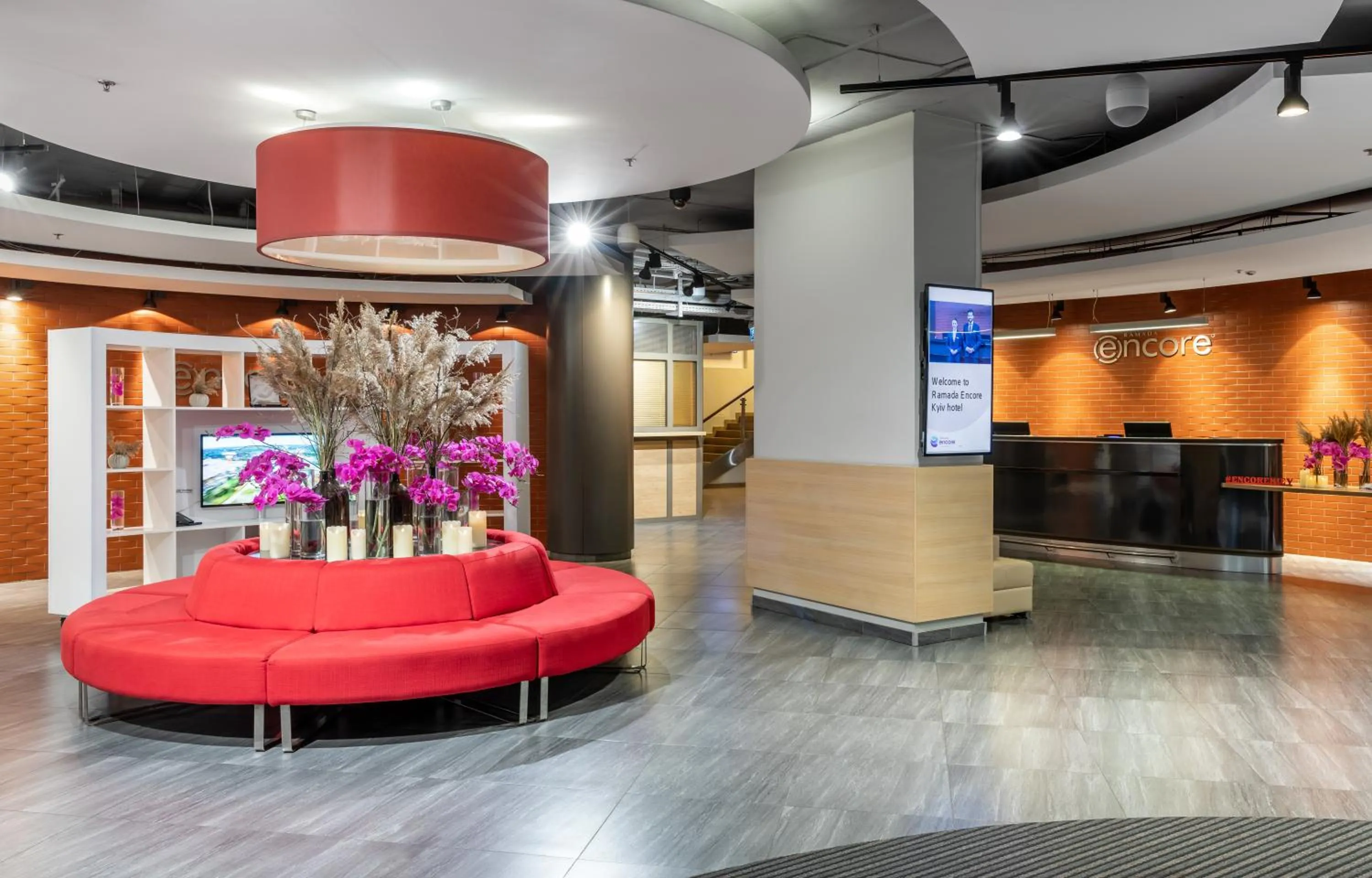 Lobby or reception in Ramada Encore Kyiv
