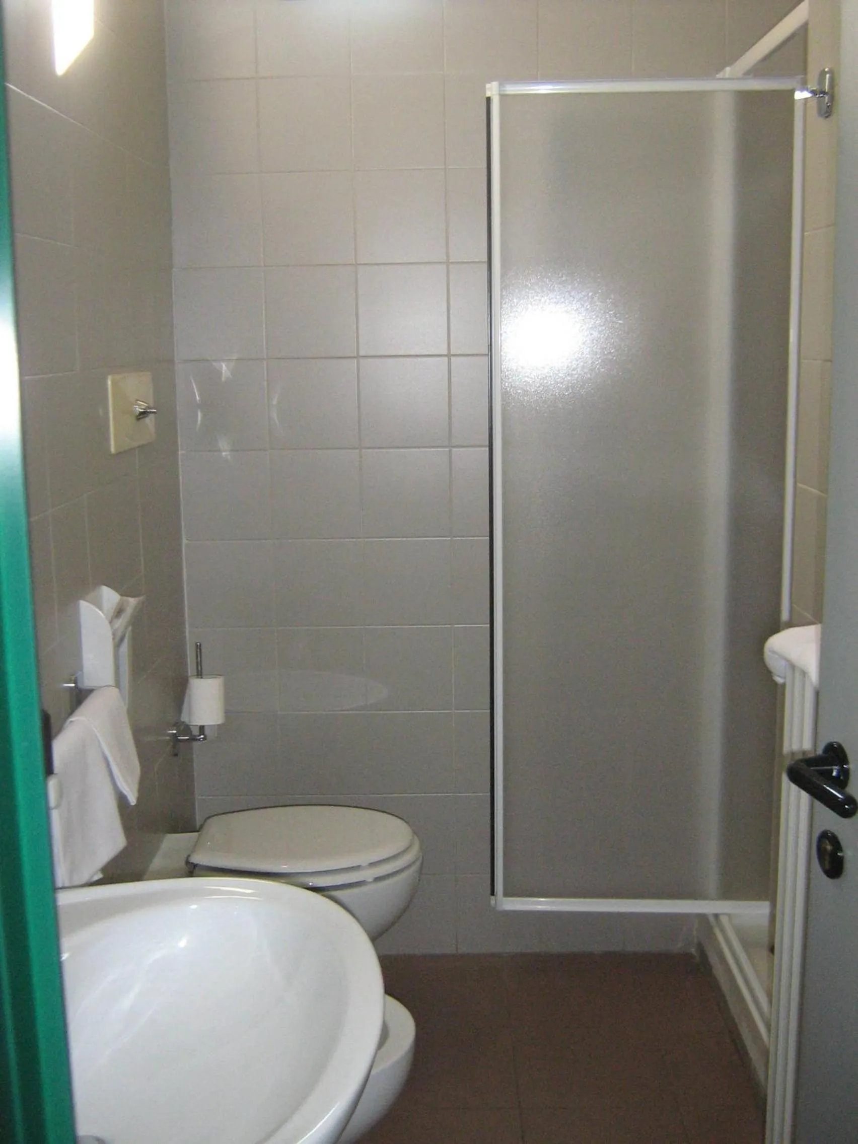 Toilet in Hostiliae Ciminiera Hotel