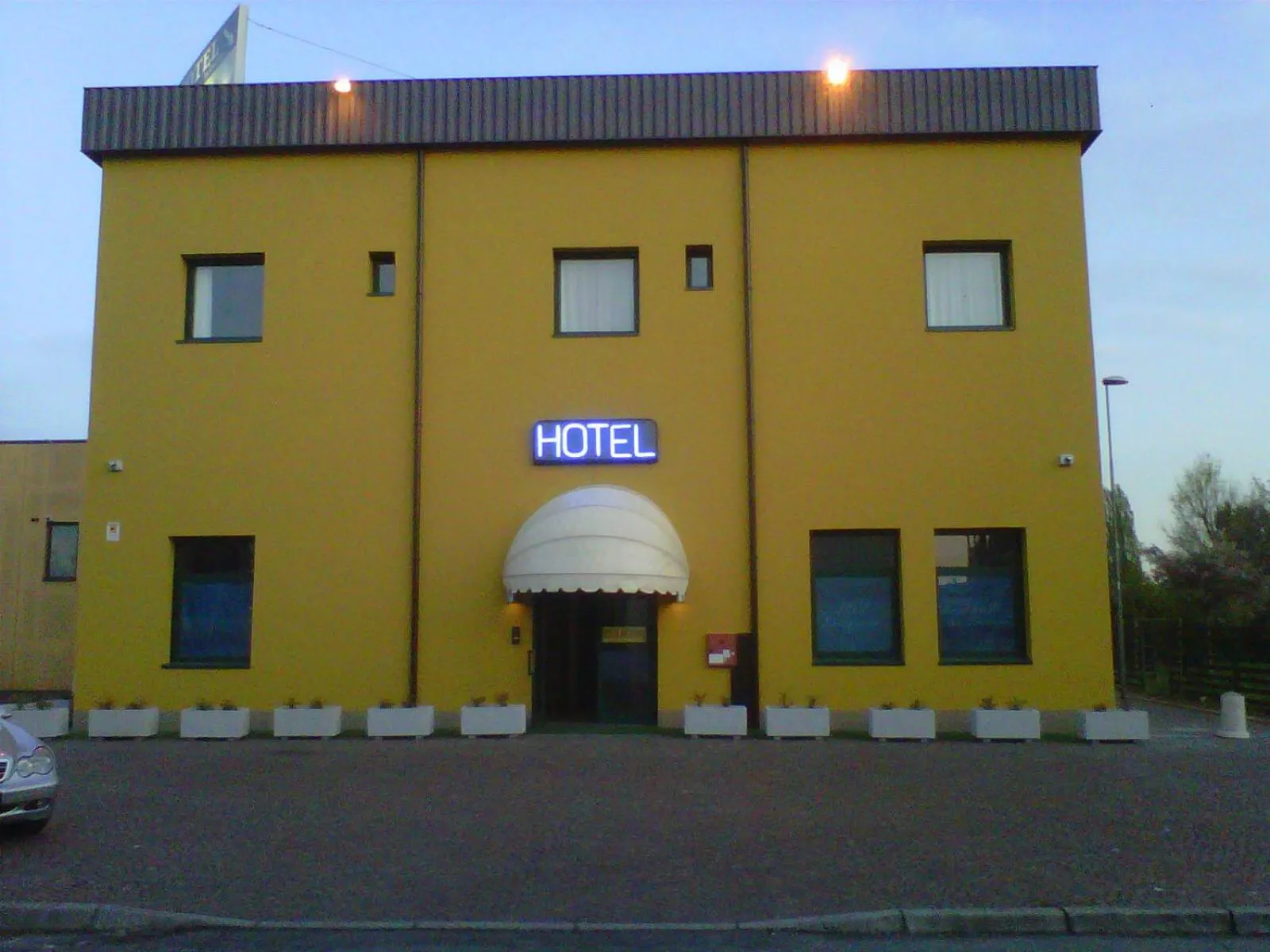 Facade/entrance in Hostiliae Ciminiera Hotel