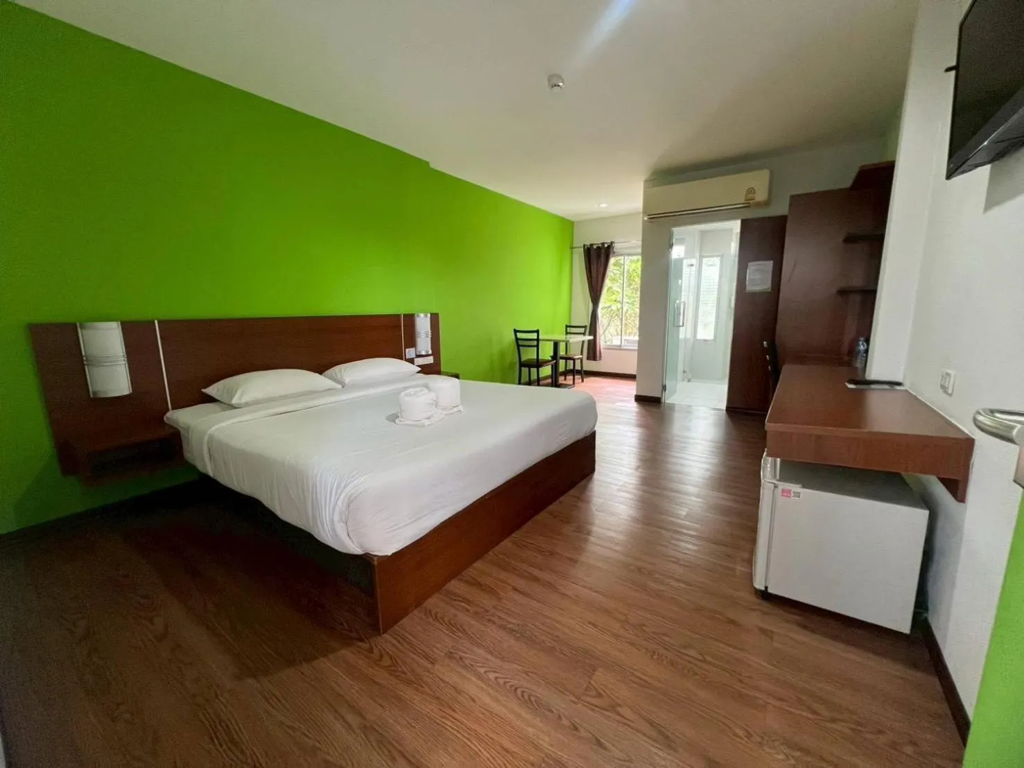 Bed in Eco Inn Prime Nakhon Si Thammarat
