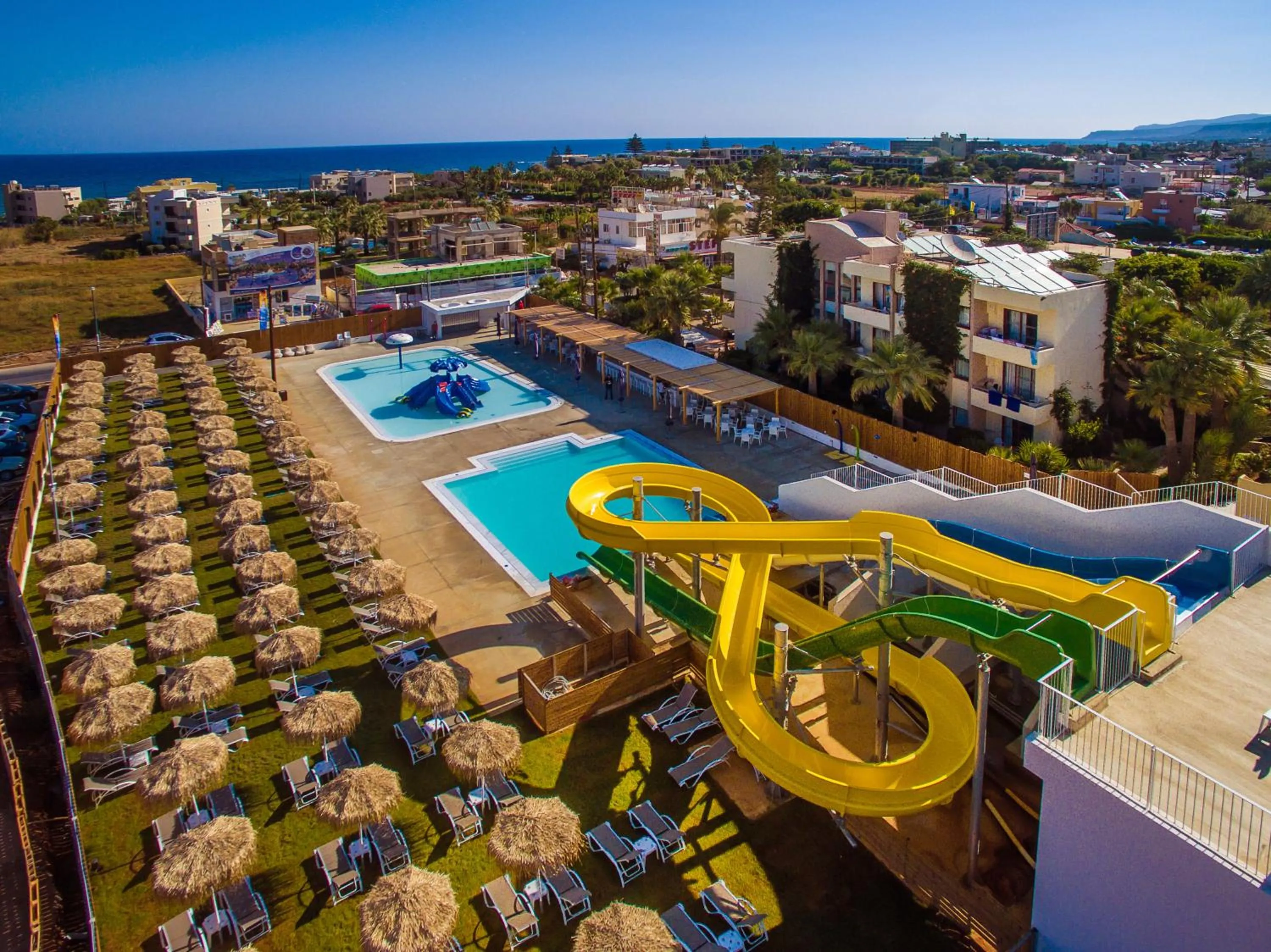 Aqua park in Meropi Hotel & Apartments