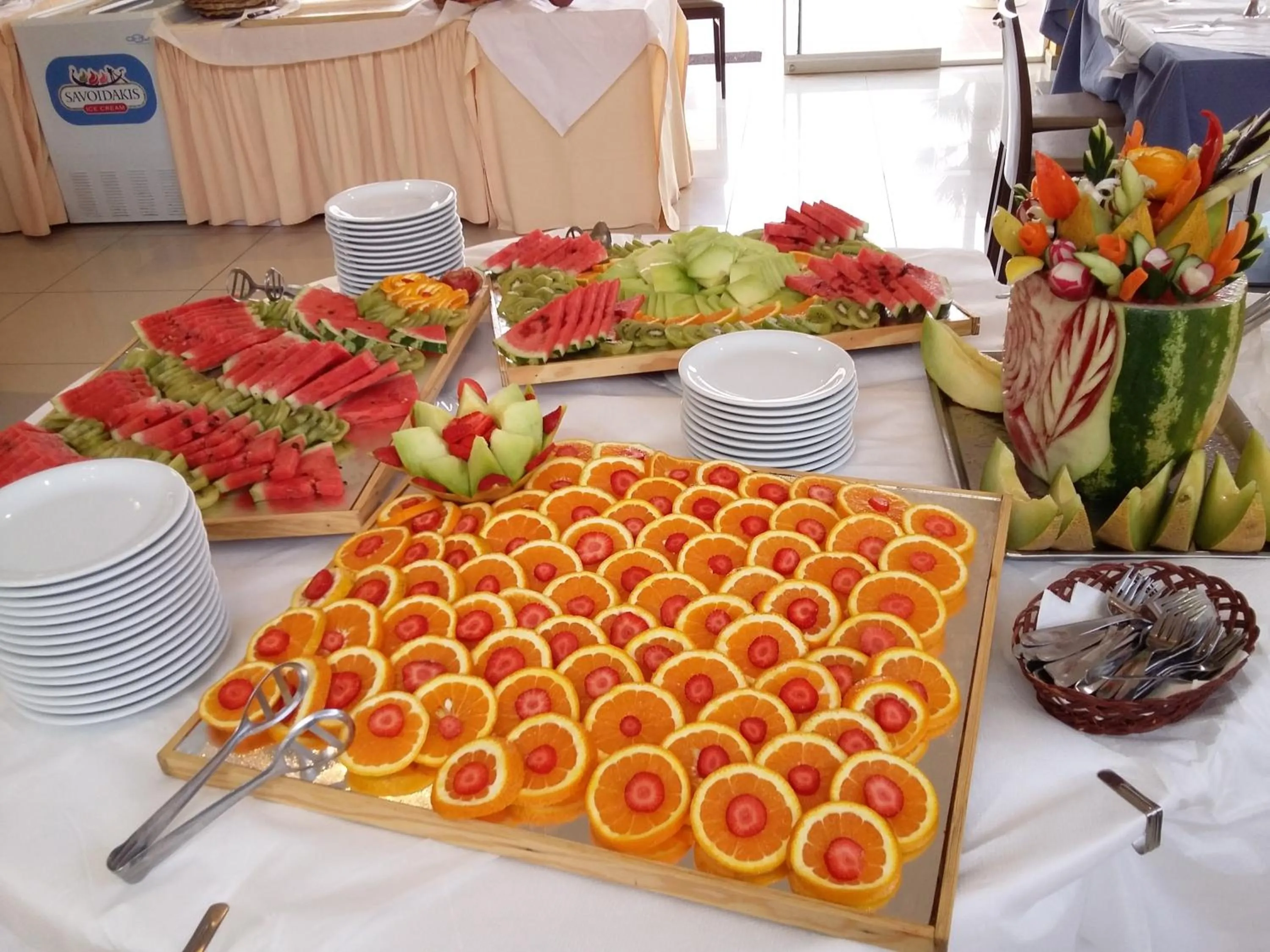 Food in Meropi Hotel & Apartments
