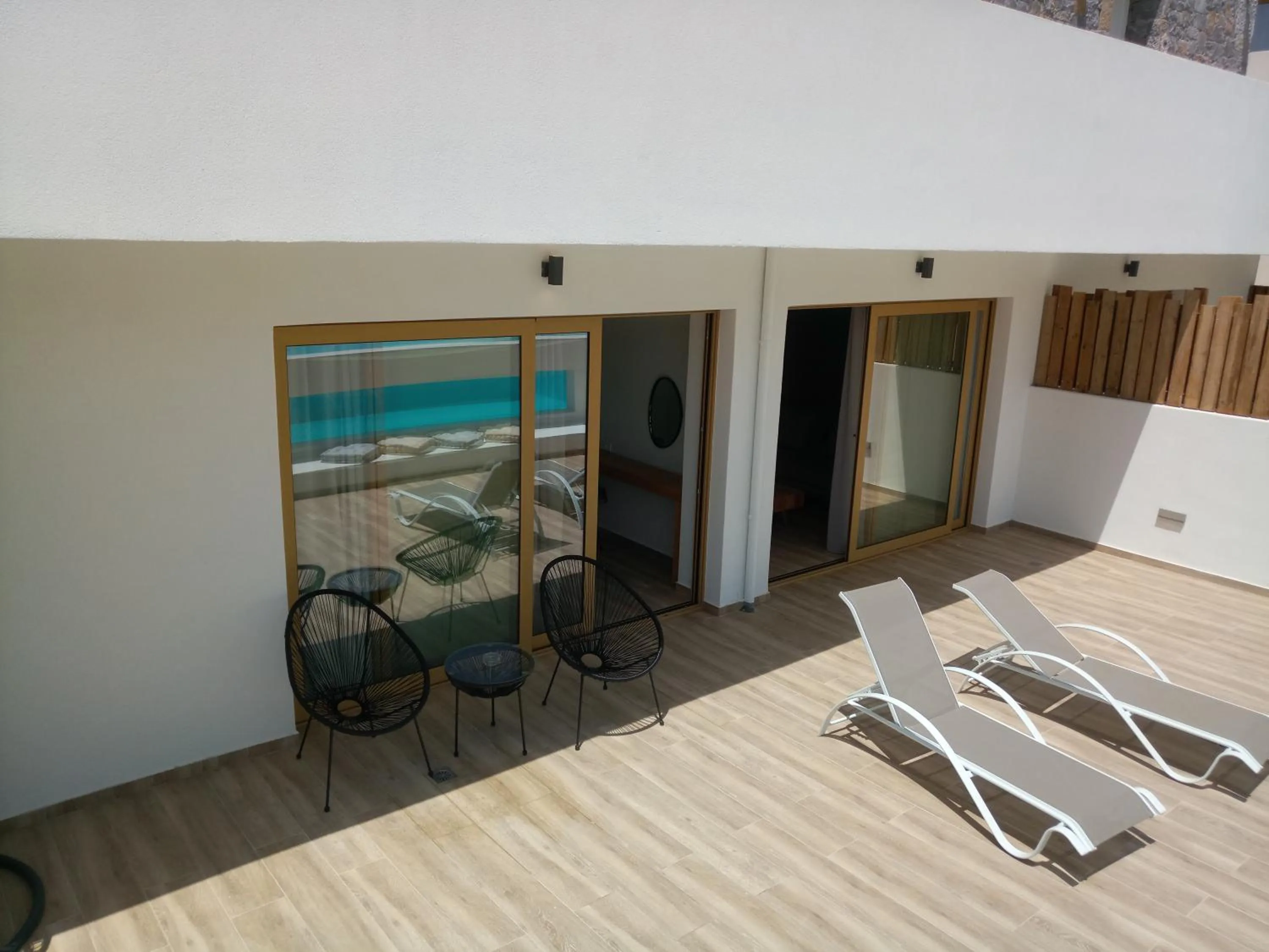 Balcony/Terrace in Meropi Hotel & Apartments