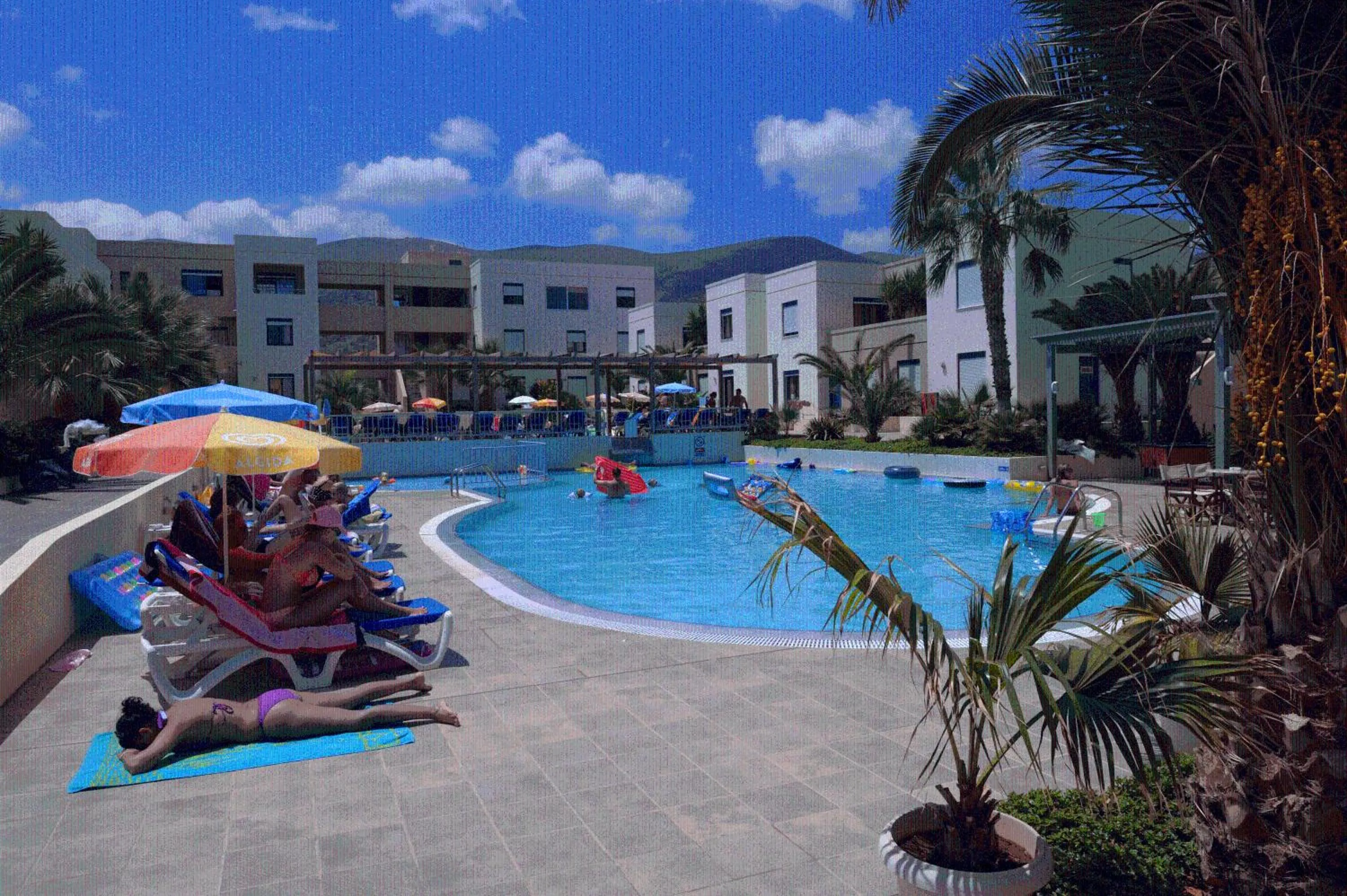 Swimming pool in Meropi Hotel & Apartments