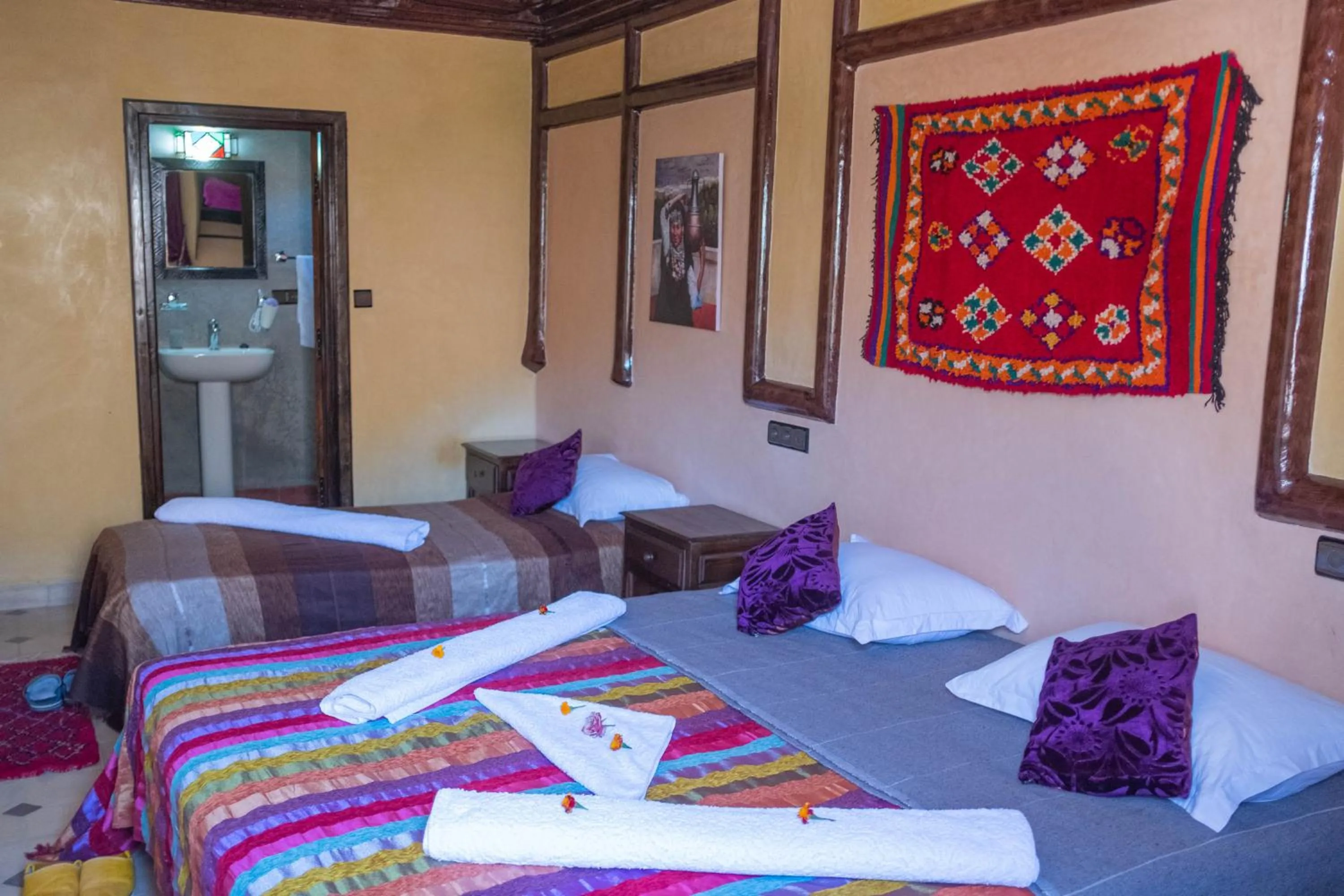 Bedroom, Bed in Riad Atlas Panorama