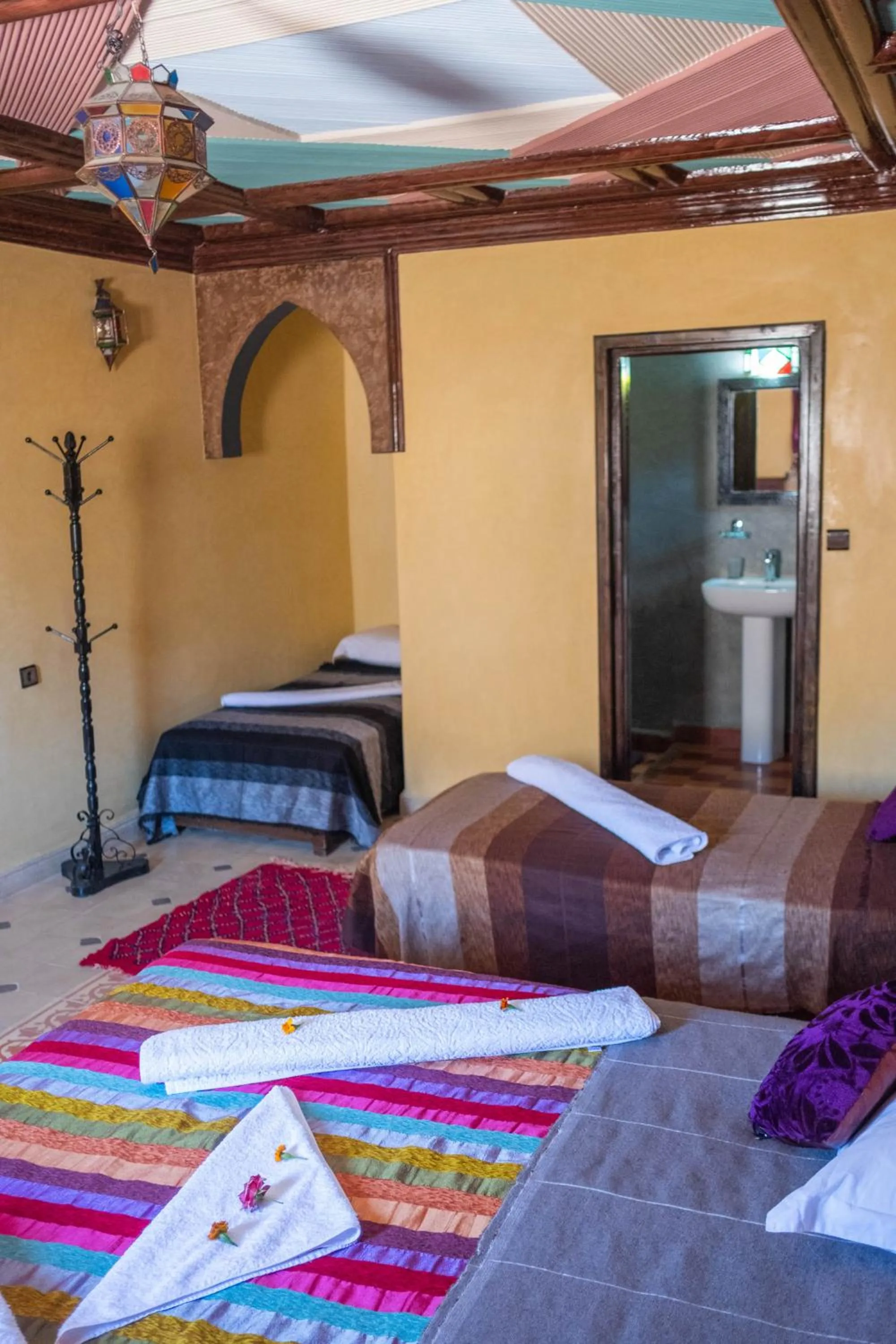 Bed in Riad Atlas Panorama