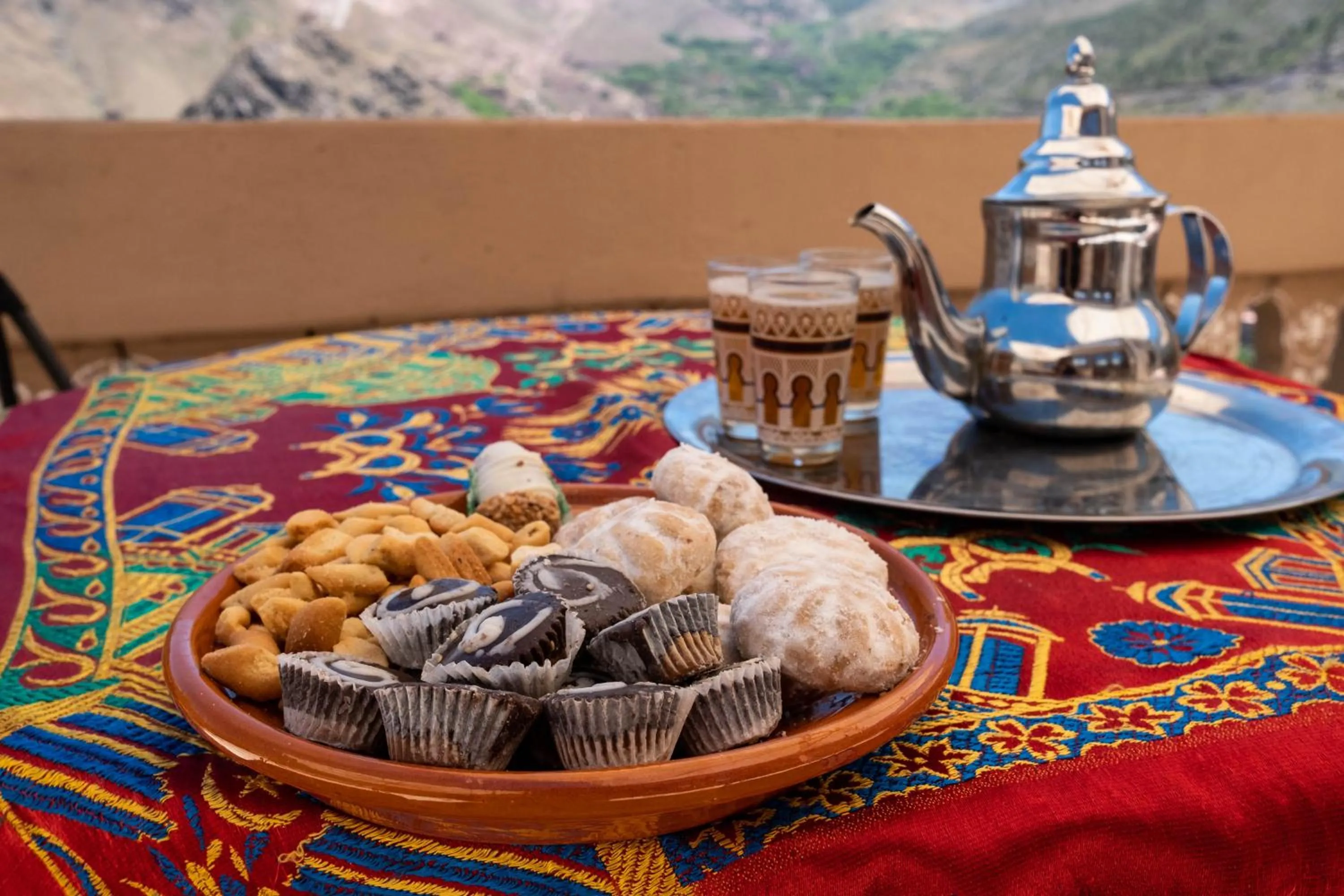 Food and drinks in Riad Atlas Panorama