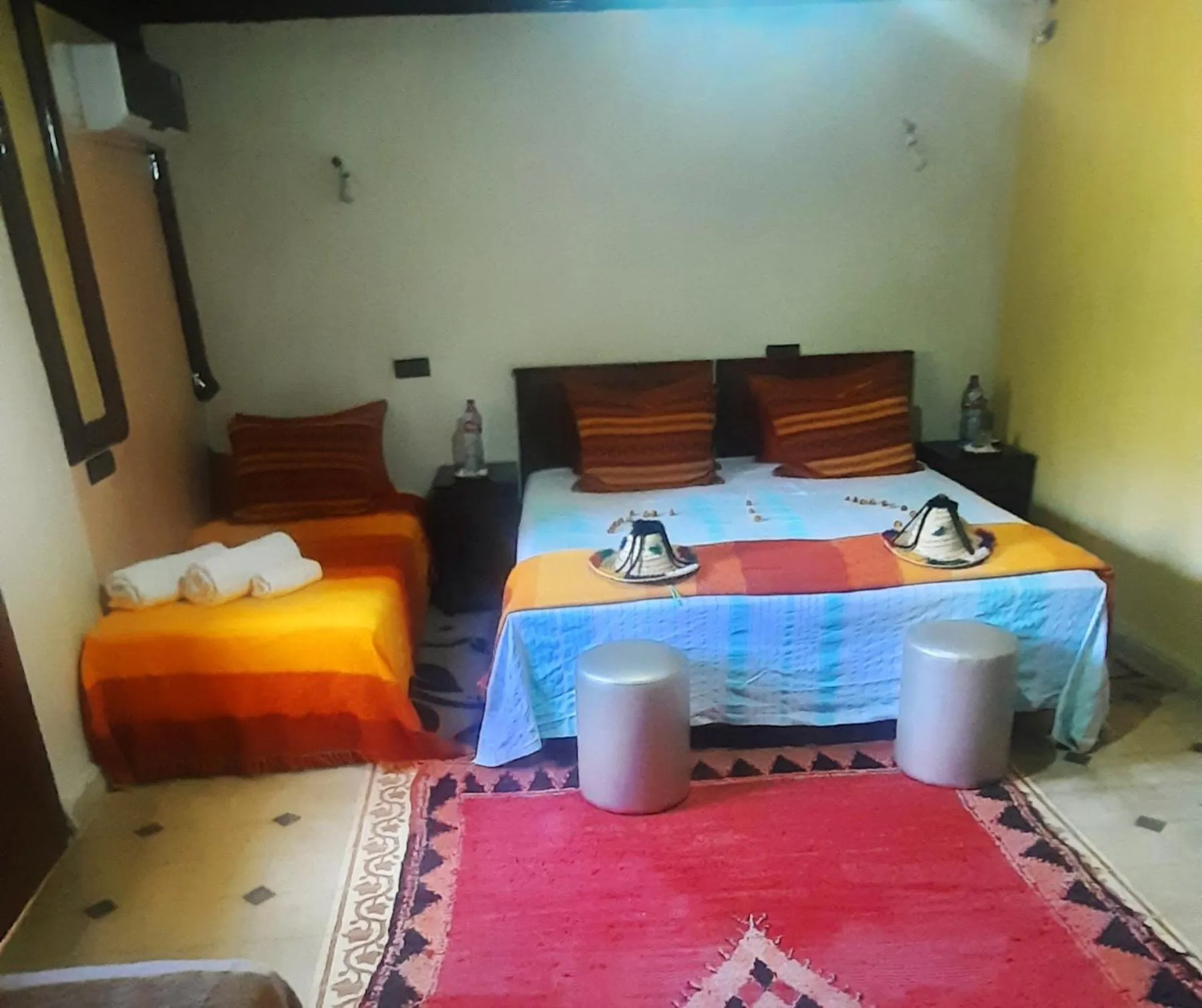 Bed in Riad Atlas Panorama