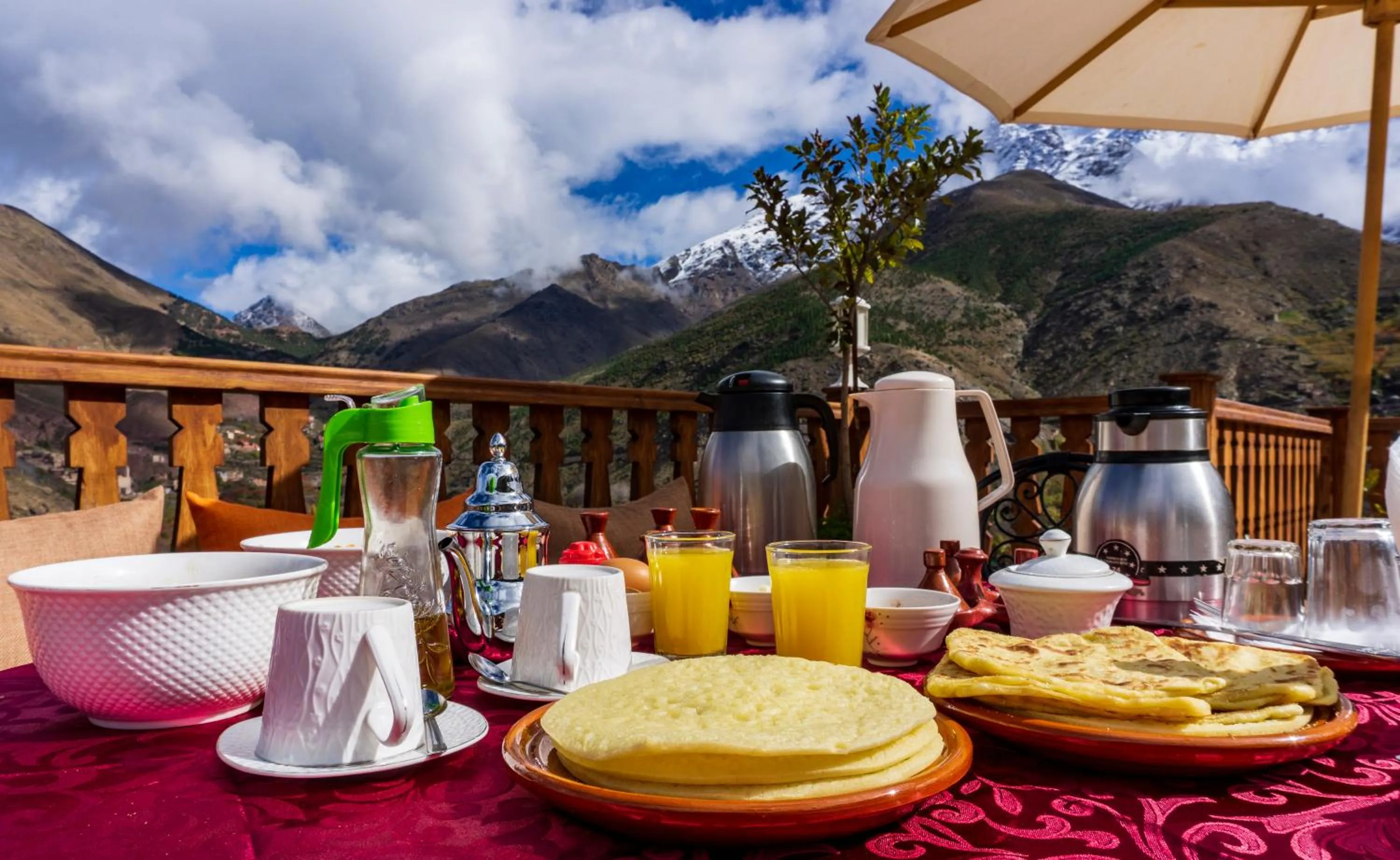 Breakfast in Riad Atlas Panorama