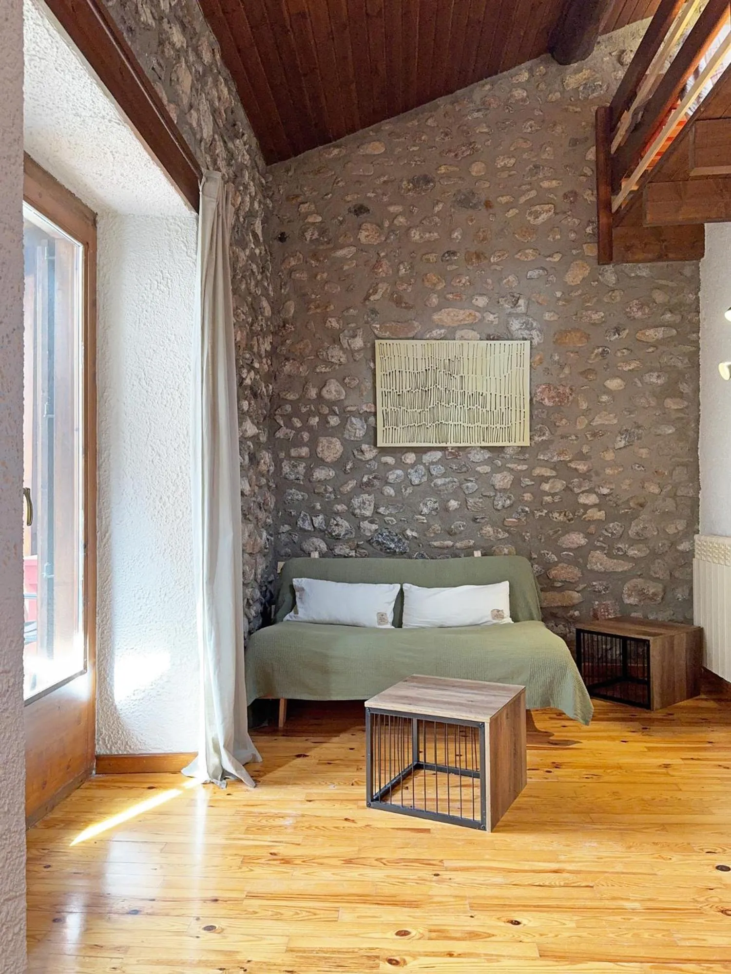 Bed in Hotel Cal Rei de Talló