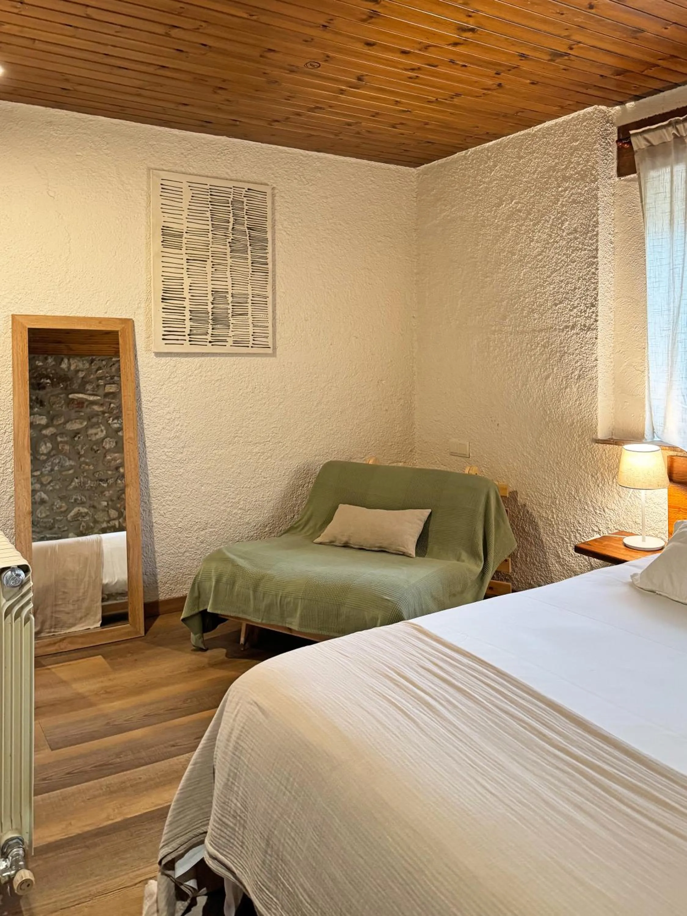 Bed in Hotel Cal Rei de Talló